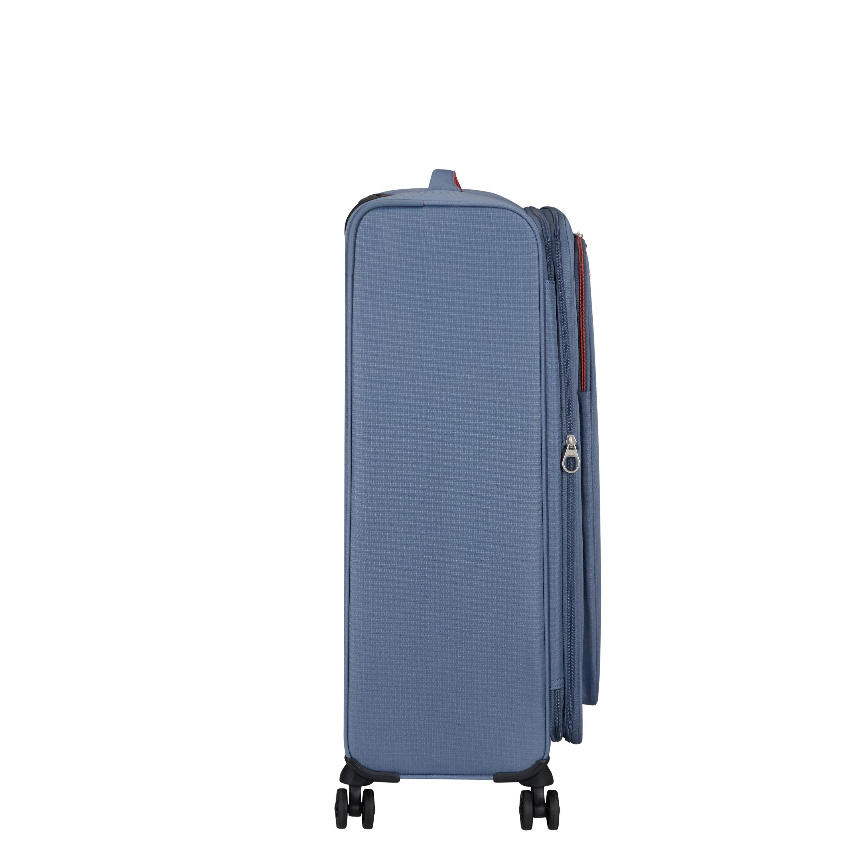 Stone Blue - American Tourister - Cloudrider Spinner 78.5x49x30/32cm EXP TSA Large Soft Suitcase - 4