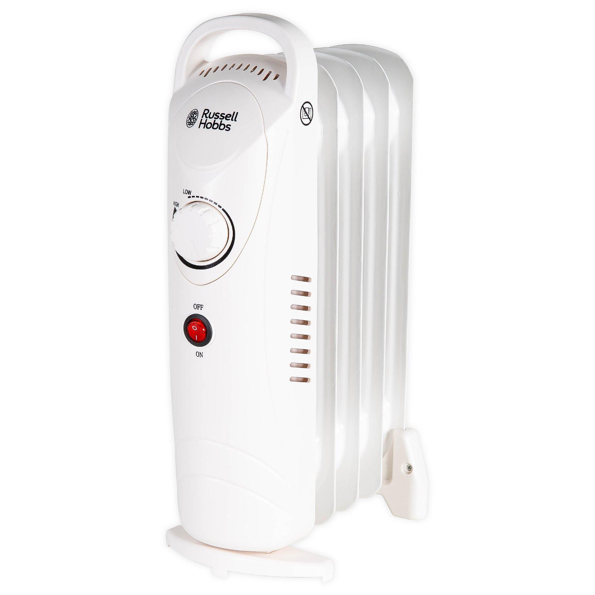 White - Russell Hobbs - RHOFR3001 5 Fin Oil Filled Radiator in White - 1