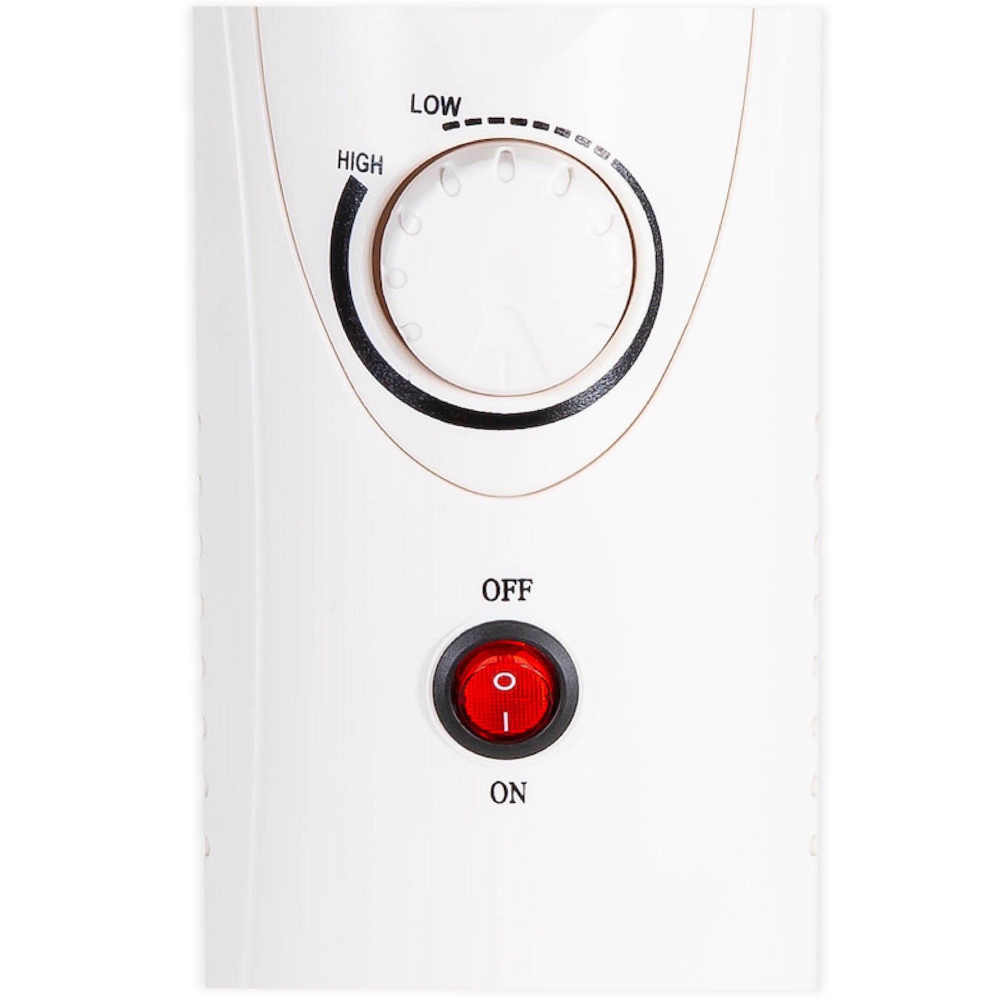 White - Russell Hobbs - RHOFR3001 5 Fin Oil Filled Radiator in White - 10