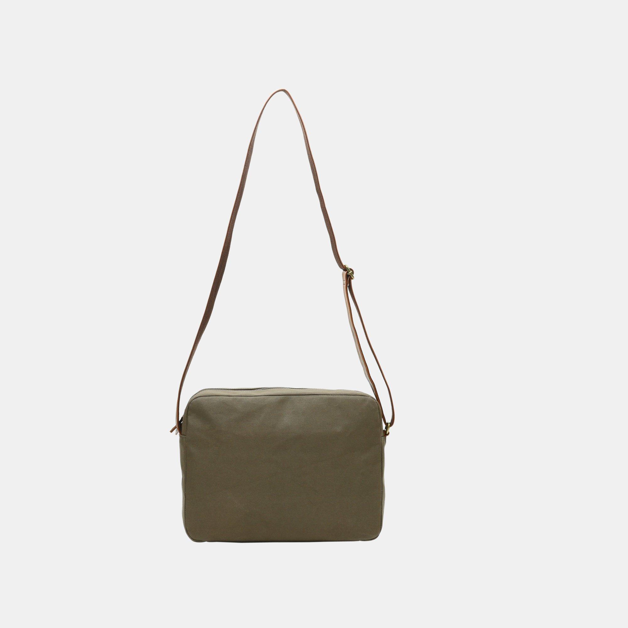 Firetrap Men's Waxed Canvas Messenger Bag | Sports Direct