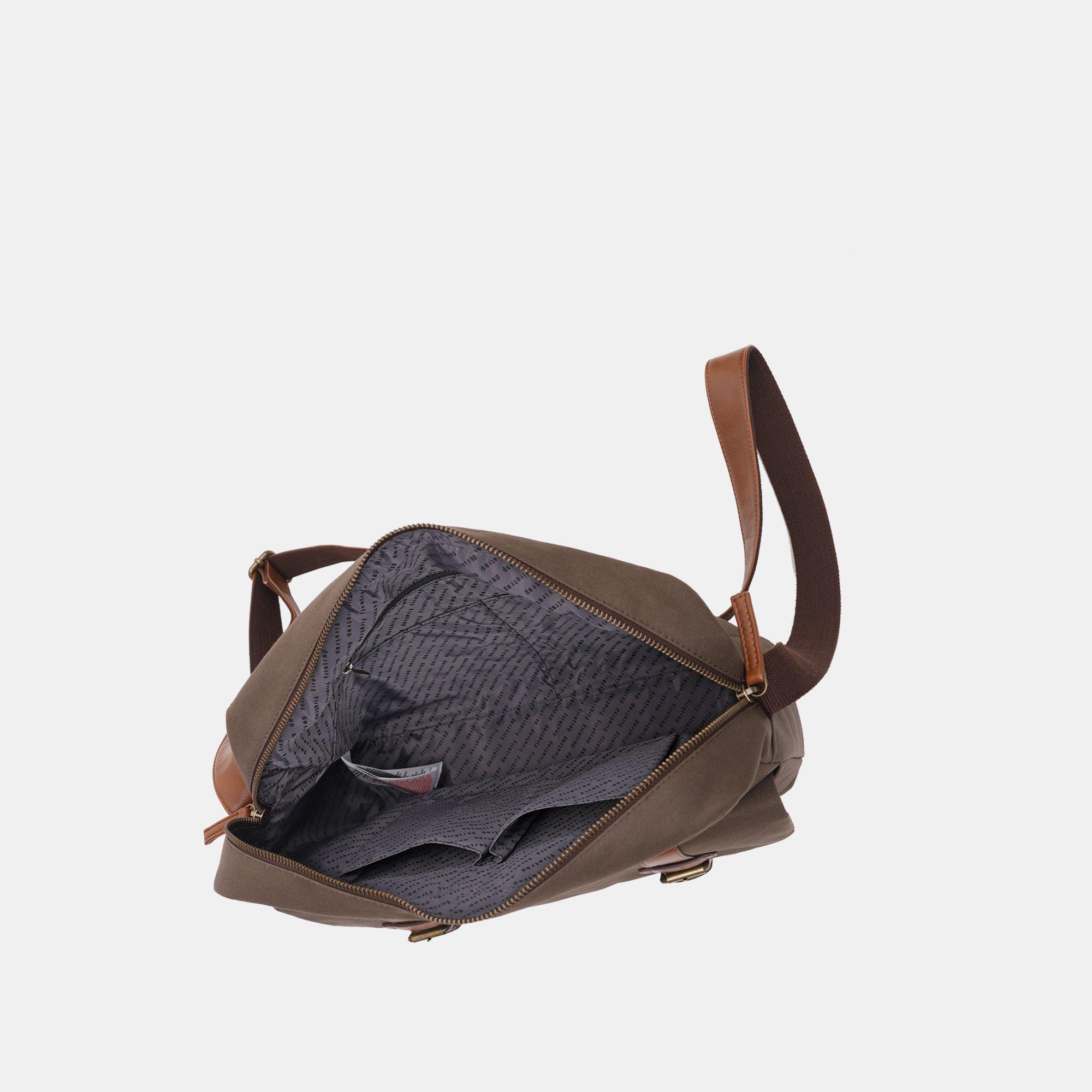 Firetrap Men's Waxed Canvas Messenger Bag | Sports Direct