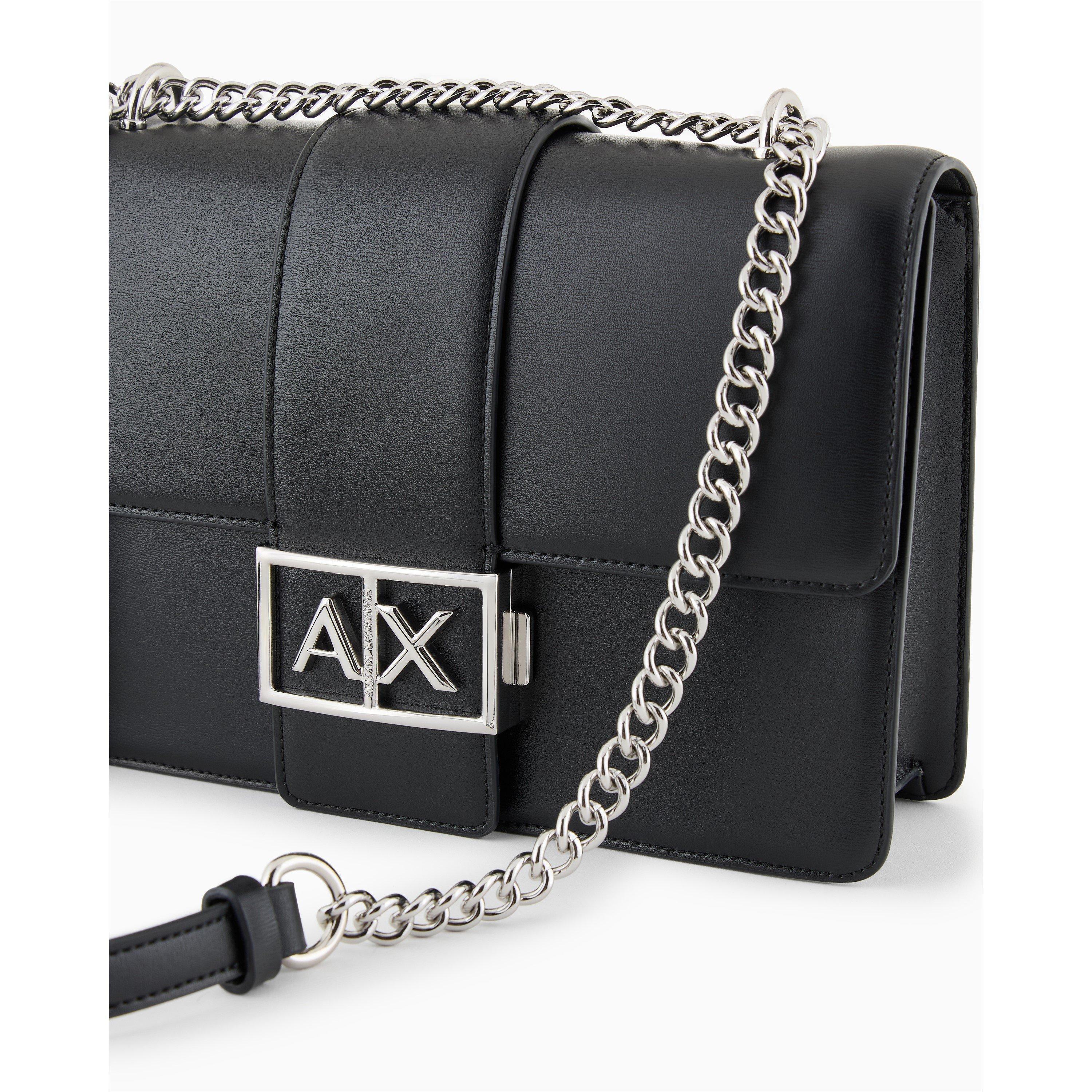 Black - Armani Exchange - Armani Exchange Messenger Bag - 5