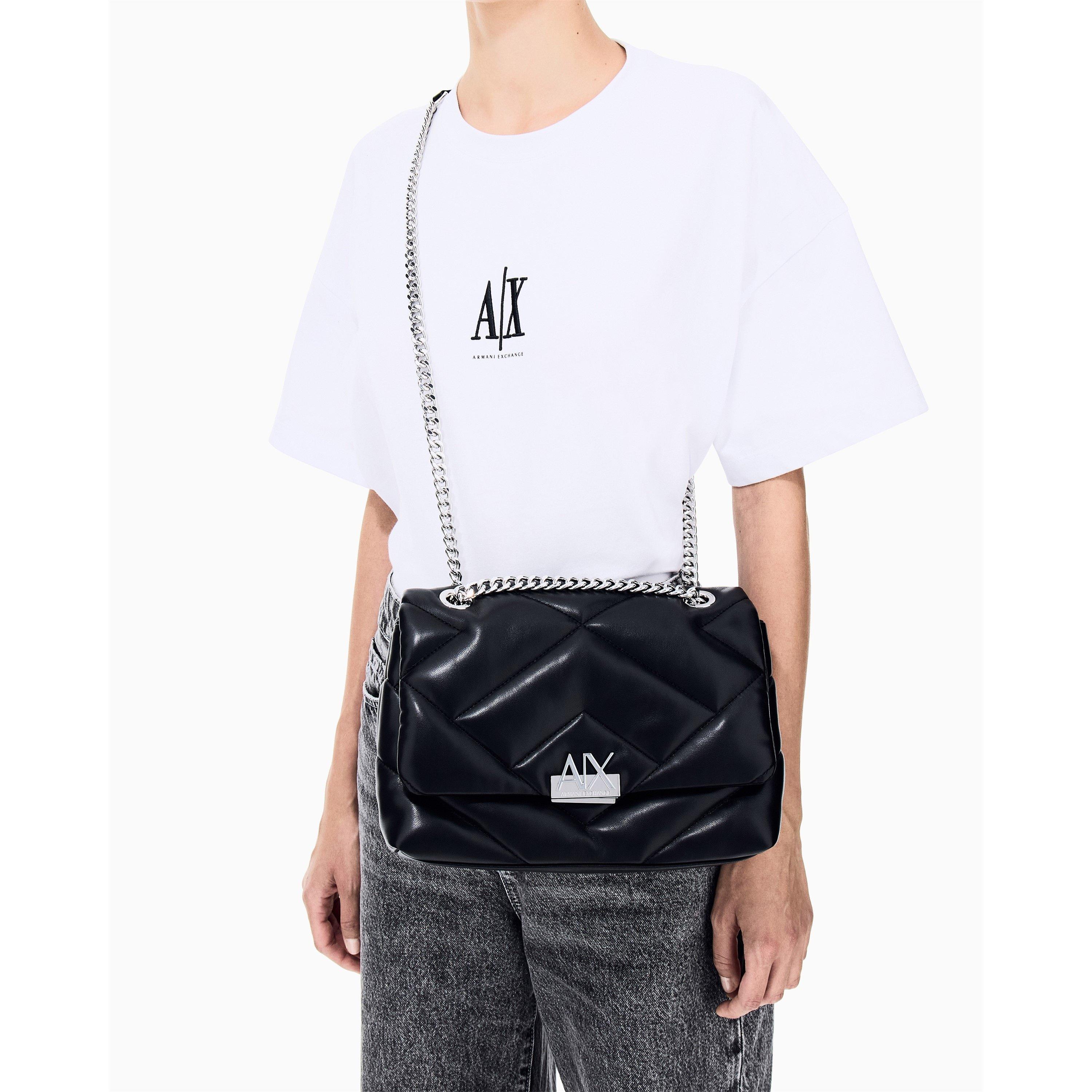 Armani Exchange Women's Messenger Bag - Black