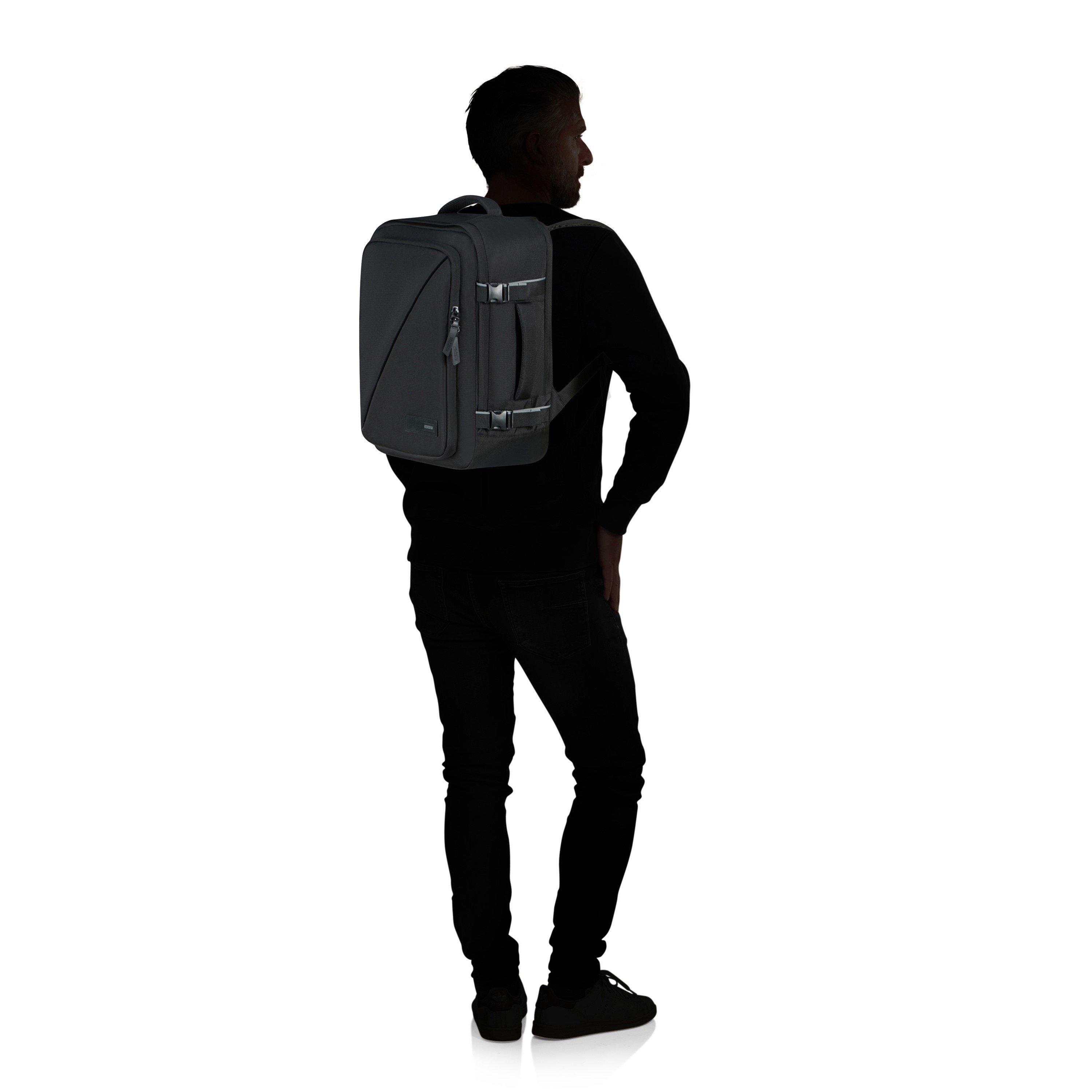 Black - American Tourister - Take2Cabin Casual 40x30x20cm Underseat S/M Backpack - 5