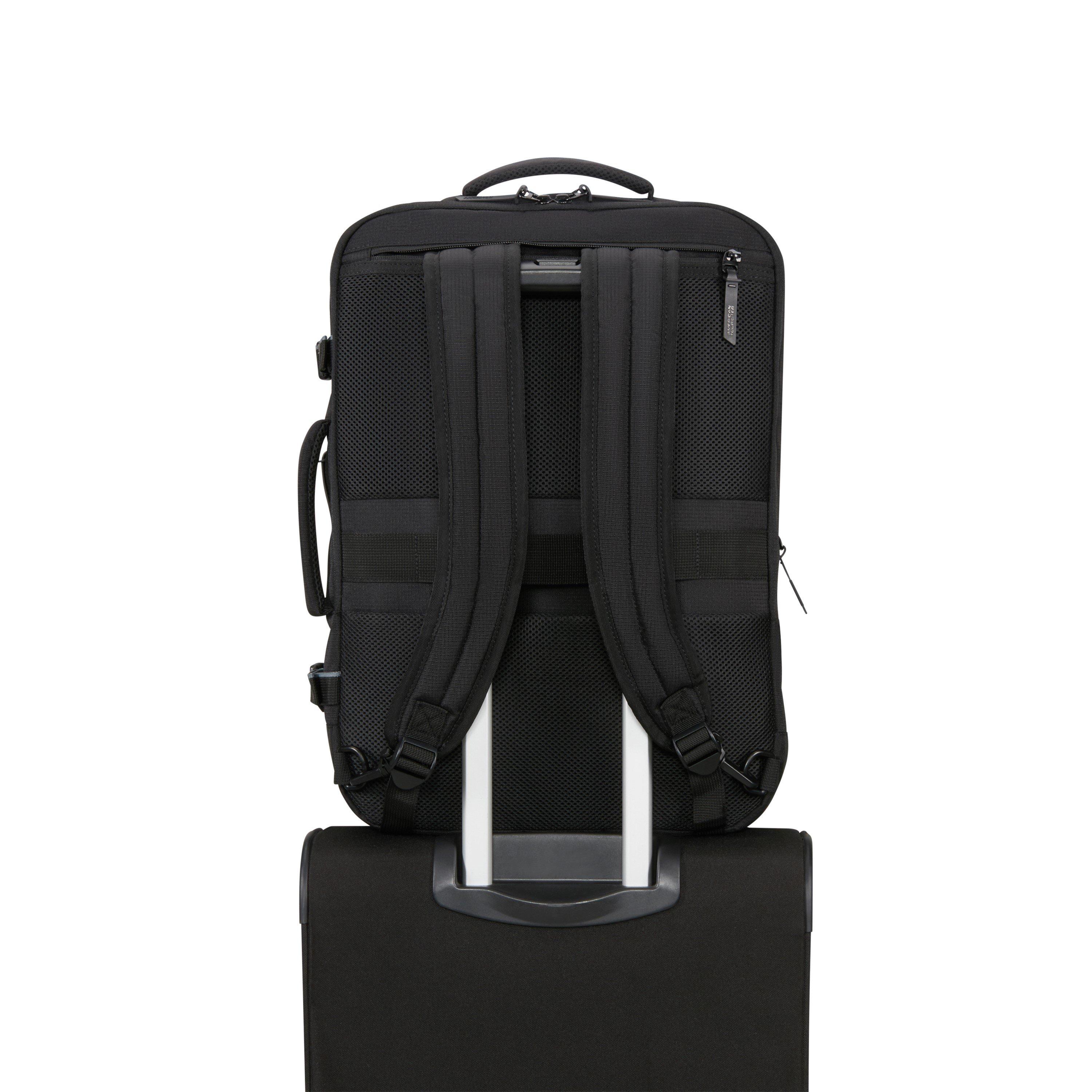 Black - American Tourister - Take2Cabin Travel 55x35x23/25cm EXP Cabin L Backpack - 7