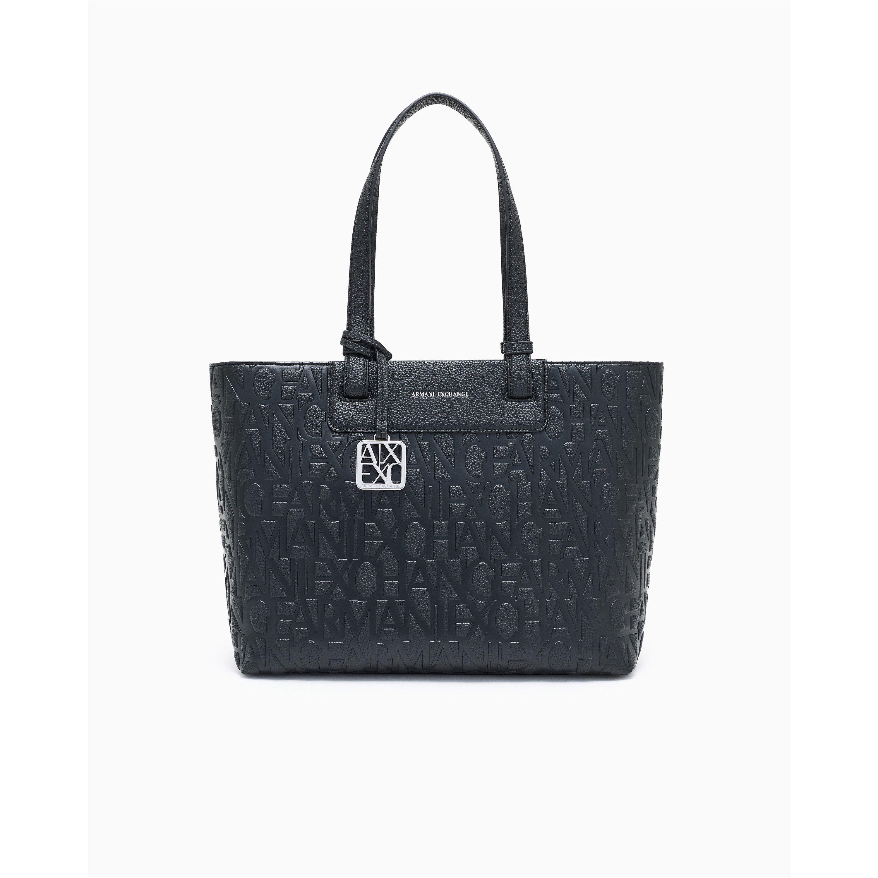 Black - Armani Exchange - Armani Exchange Shopping Bag - 3