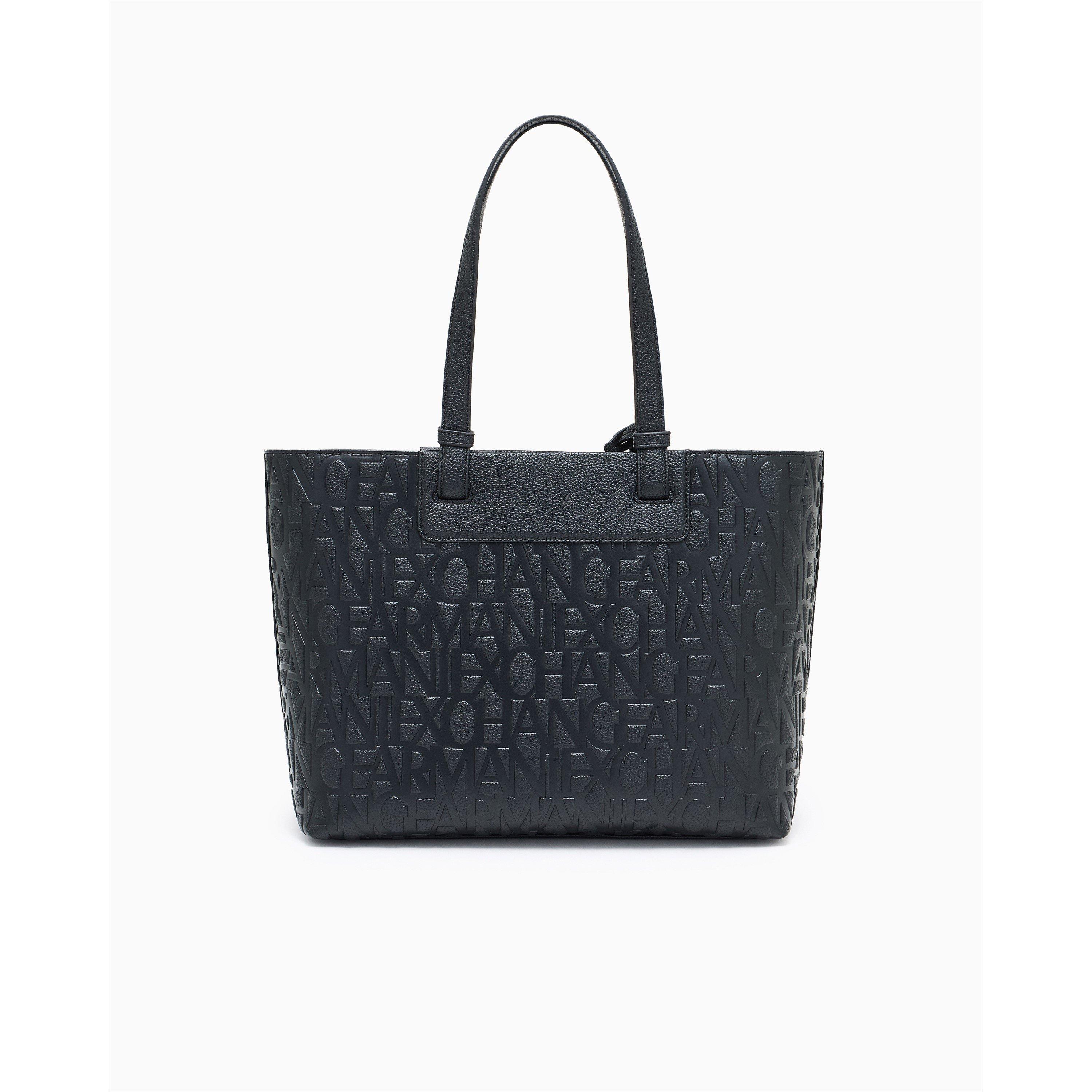 Black - Armani Exchange - Armani Exchange Shopping Bag - 4