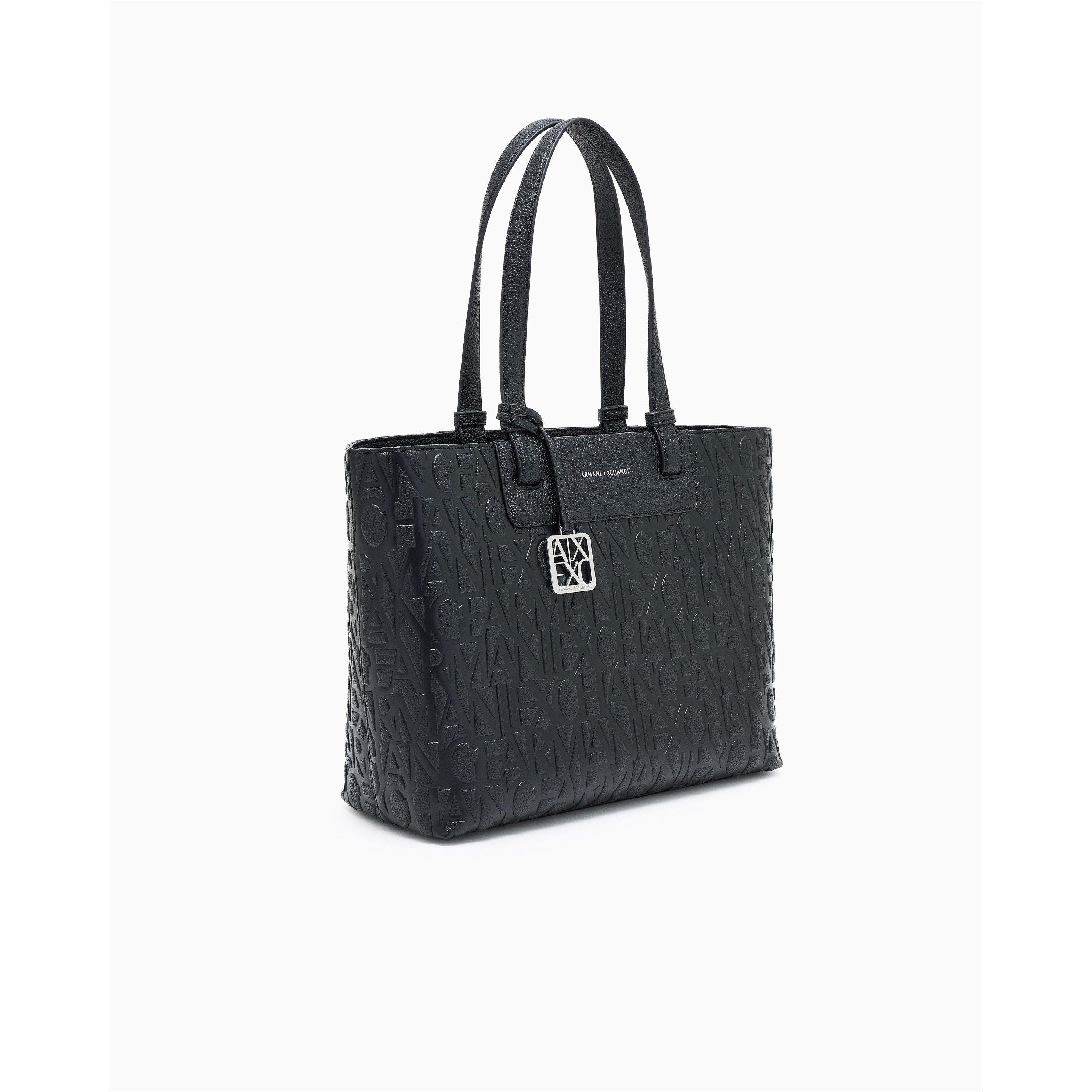 Black - Armani Exchange - Armani Exchange Shopping Bag - 6