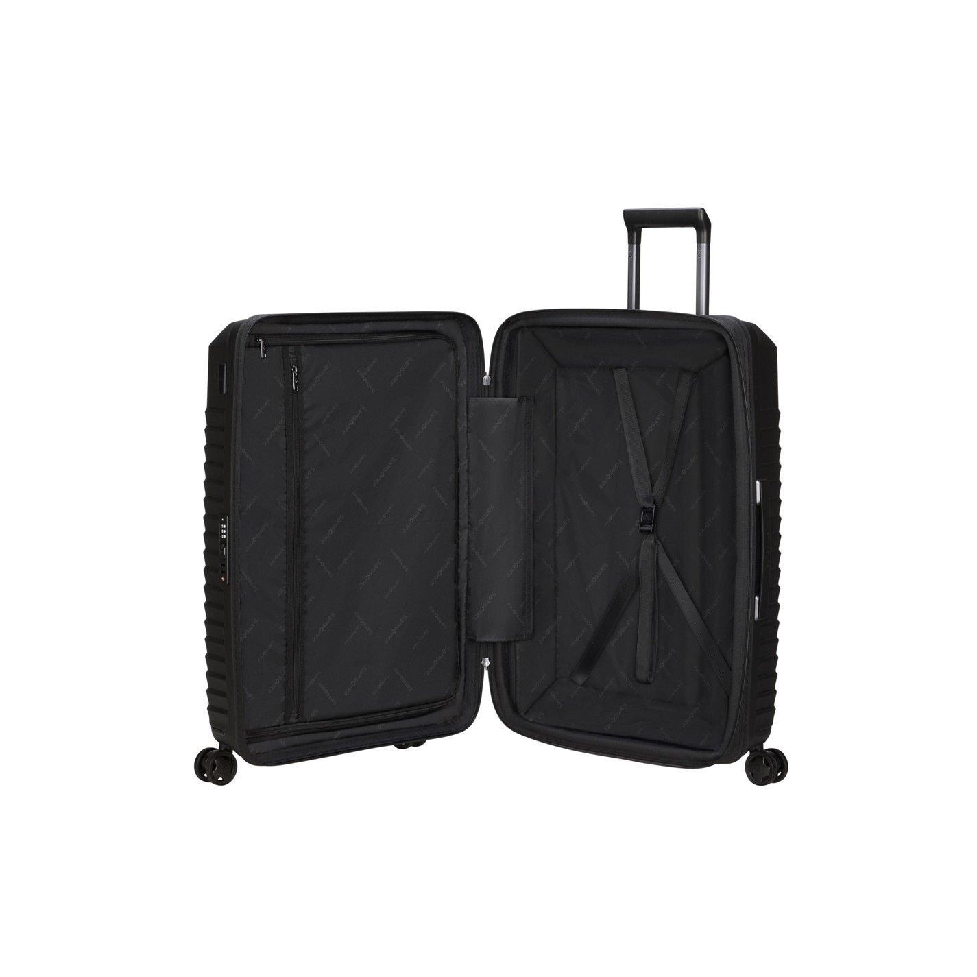 Black - Samsonite - Intuo Spinner 69x48x28/31cm Medium Hard Suitcase - 3