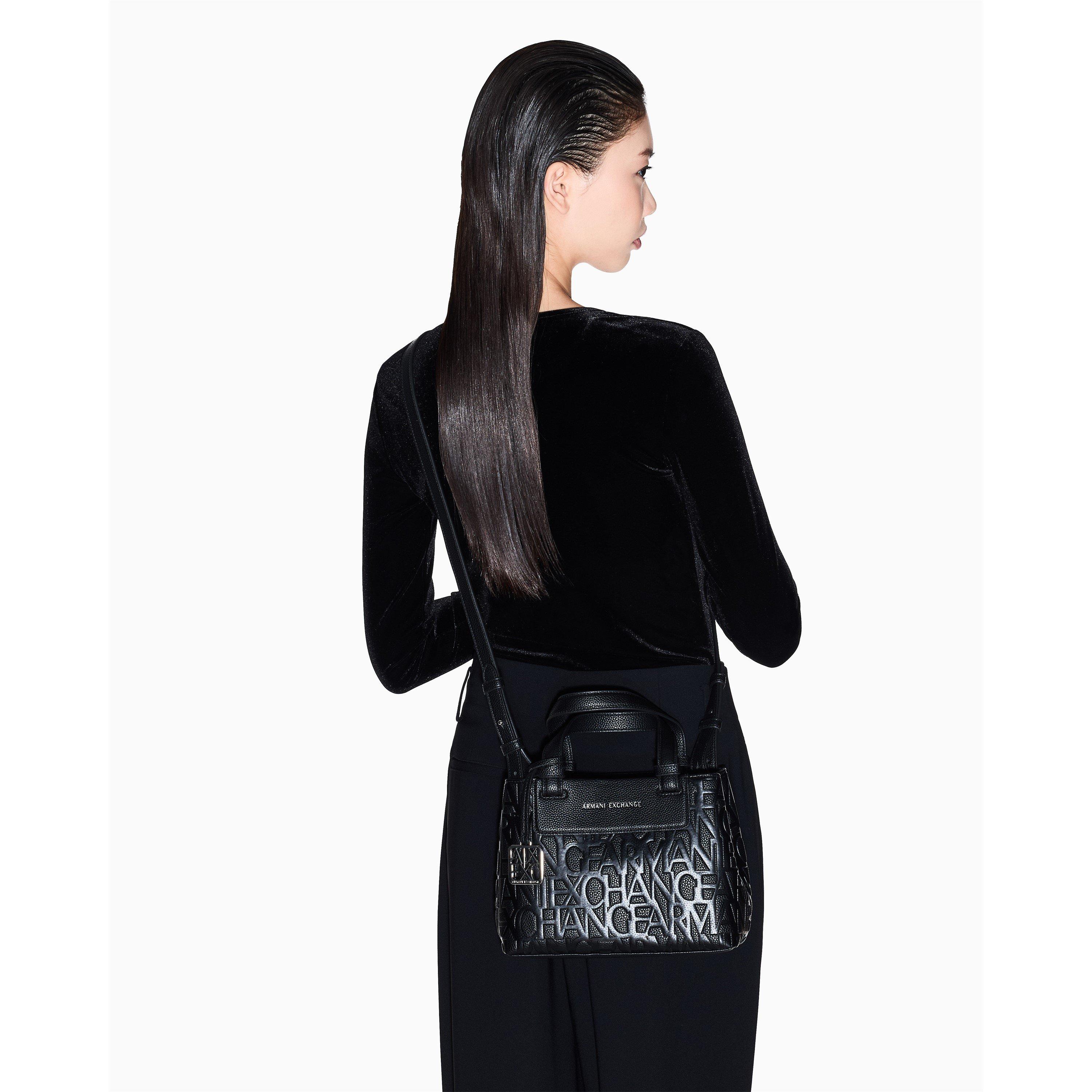 Black - Armani Exchange - Armani Exchange Shopping Bag - 2