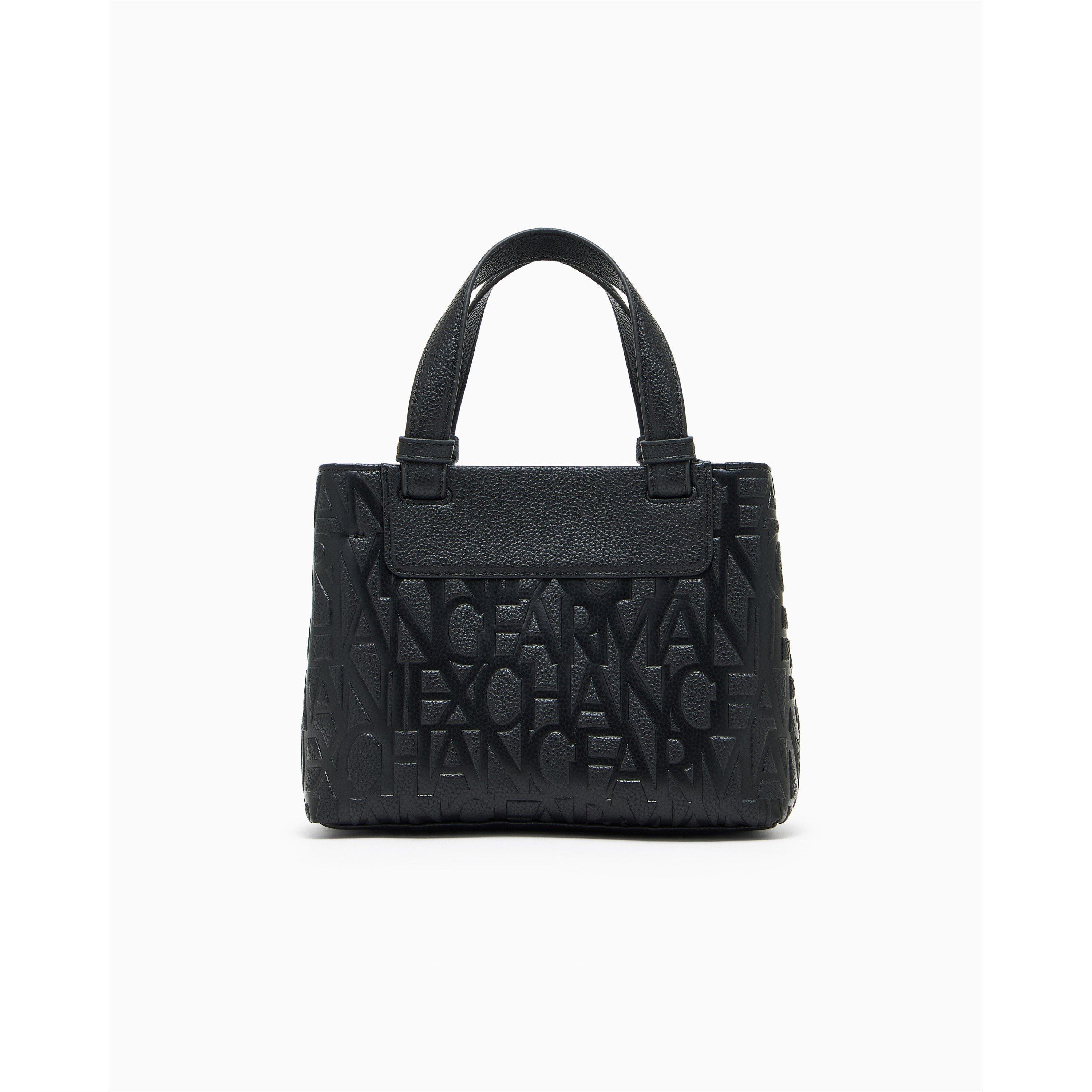 Black - Armani Exchange - Armani Exchange Shopping Bag - 4