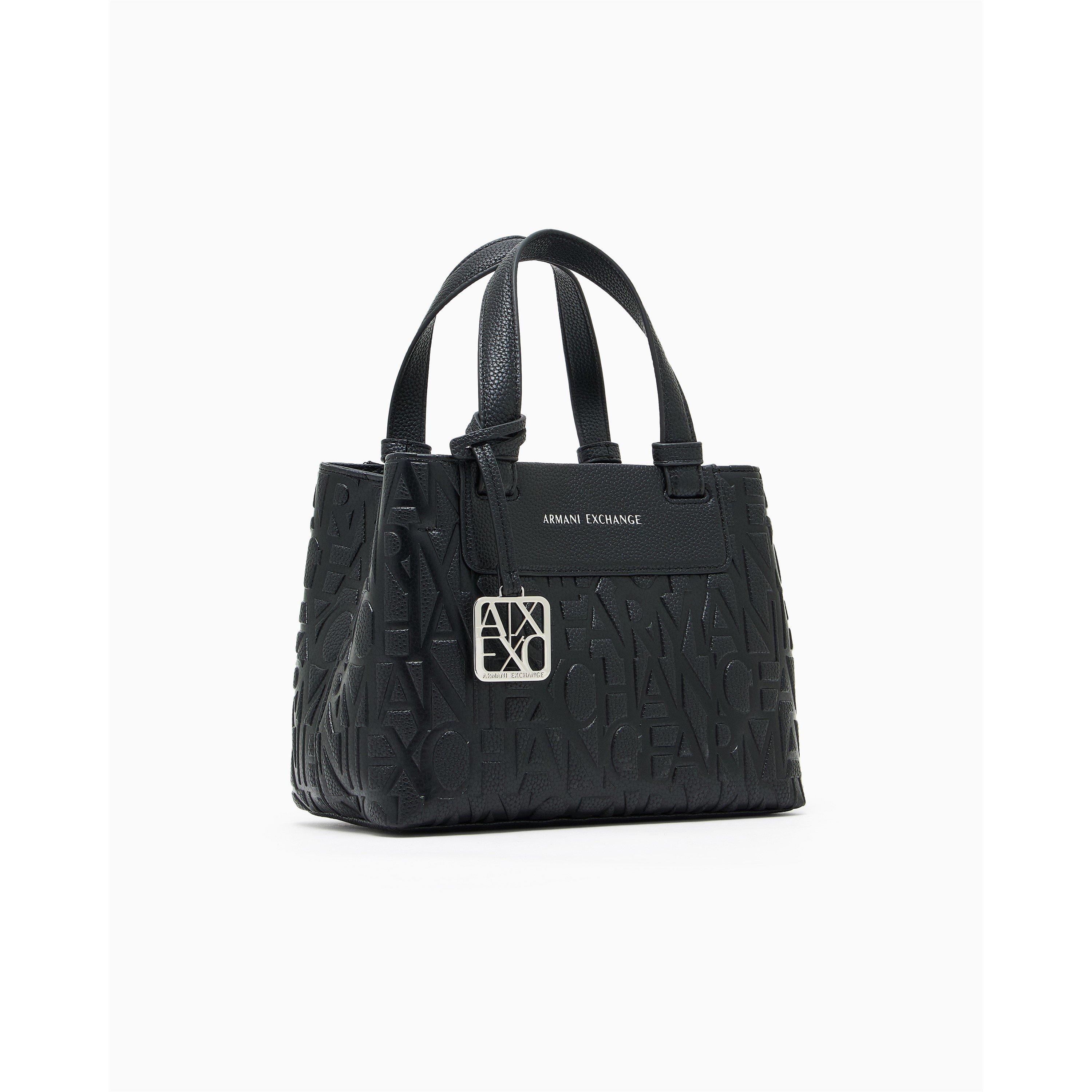 Black - Armani Exchange - Armani Exchange Shopping Bag - 6