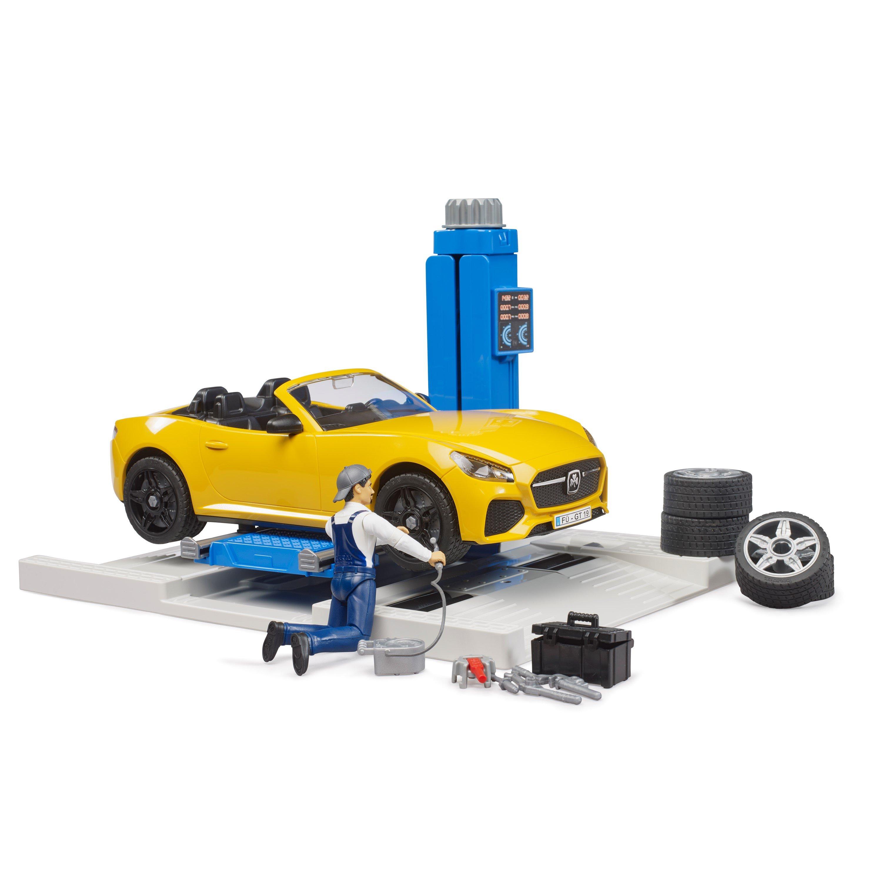 Multi - Bruder - Bruder 1:16 bworld Car Service Centre + BRUDER Roa - 2