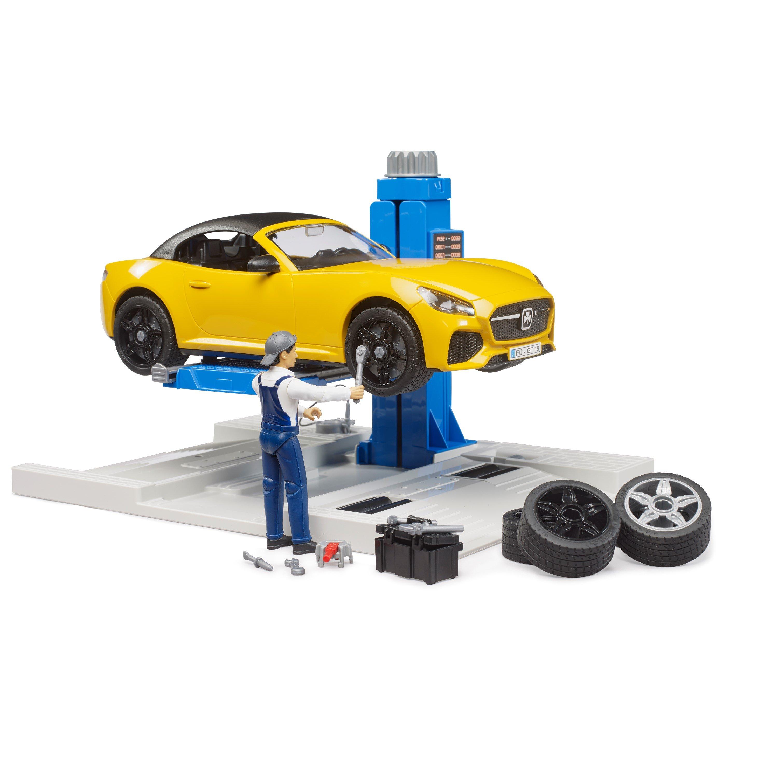 Multi - Bruder - Bruder 1:16 bworld Car Service Centre + BRUDER Roa - 3