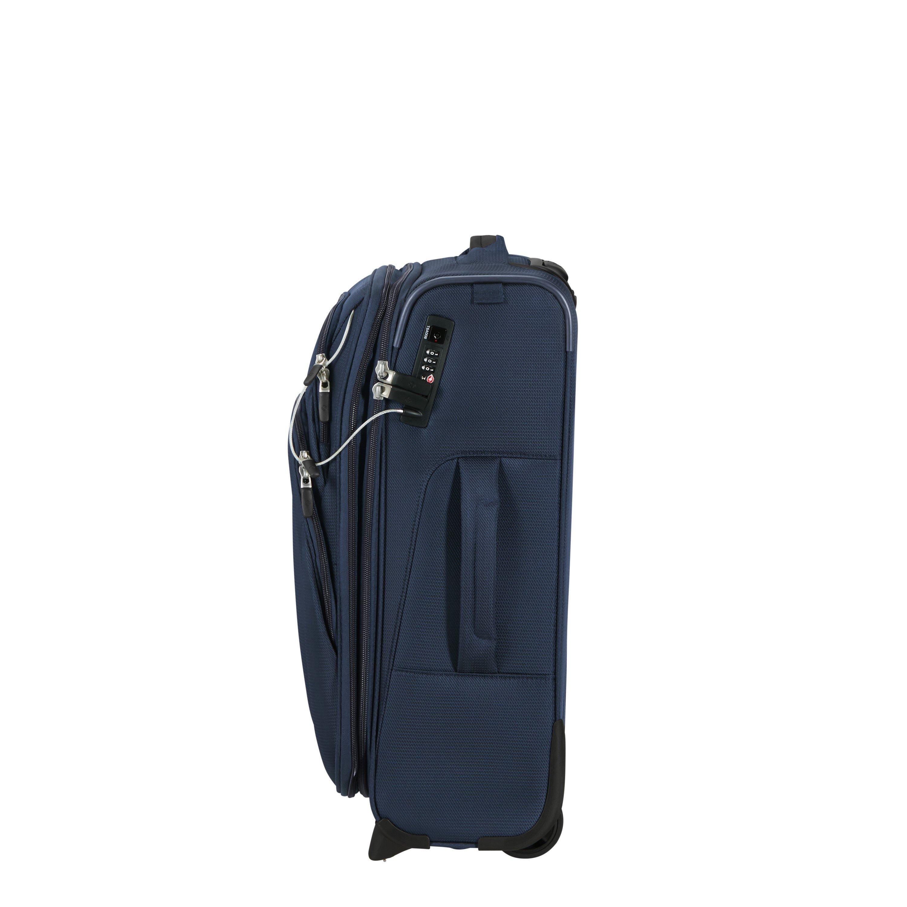 Midnight Blue - Samsonite - Spark SNG Eco Upright 55x40x20/23cm EXP FL Cabin Soft Suitcase - 4