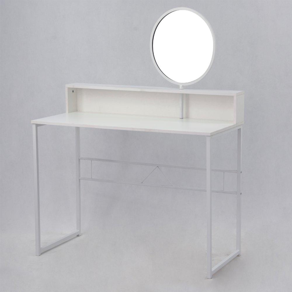 Gold - FurnitureR - Chasson Dressing Desk with Mirror and Shelf