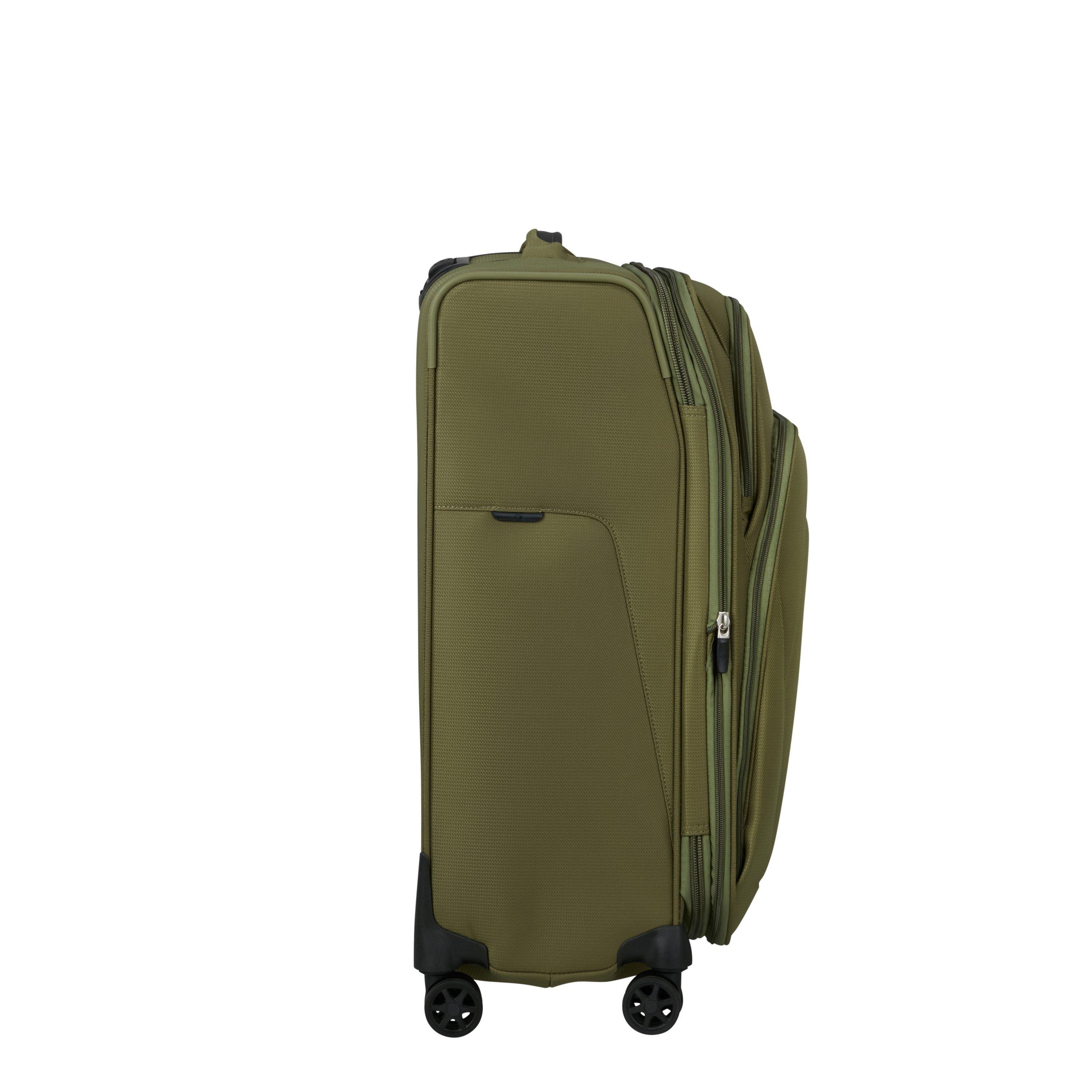 Olive - Samsonite - Spark SNG Eco Spinner 67x44x27/31cm EXP FL Medium Soft Suitcase - 3