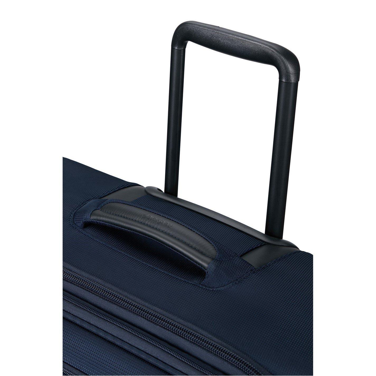 Midnight Blue - Samsonite - Spark SNG Eco Spinner 67x44x27/31cm EXP FL Medium Soft Suitcase - 7