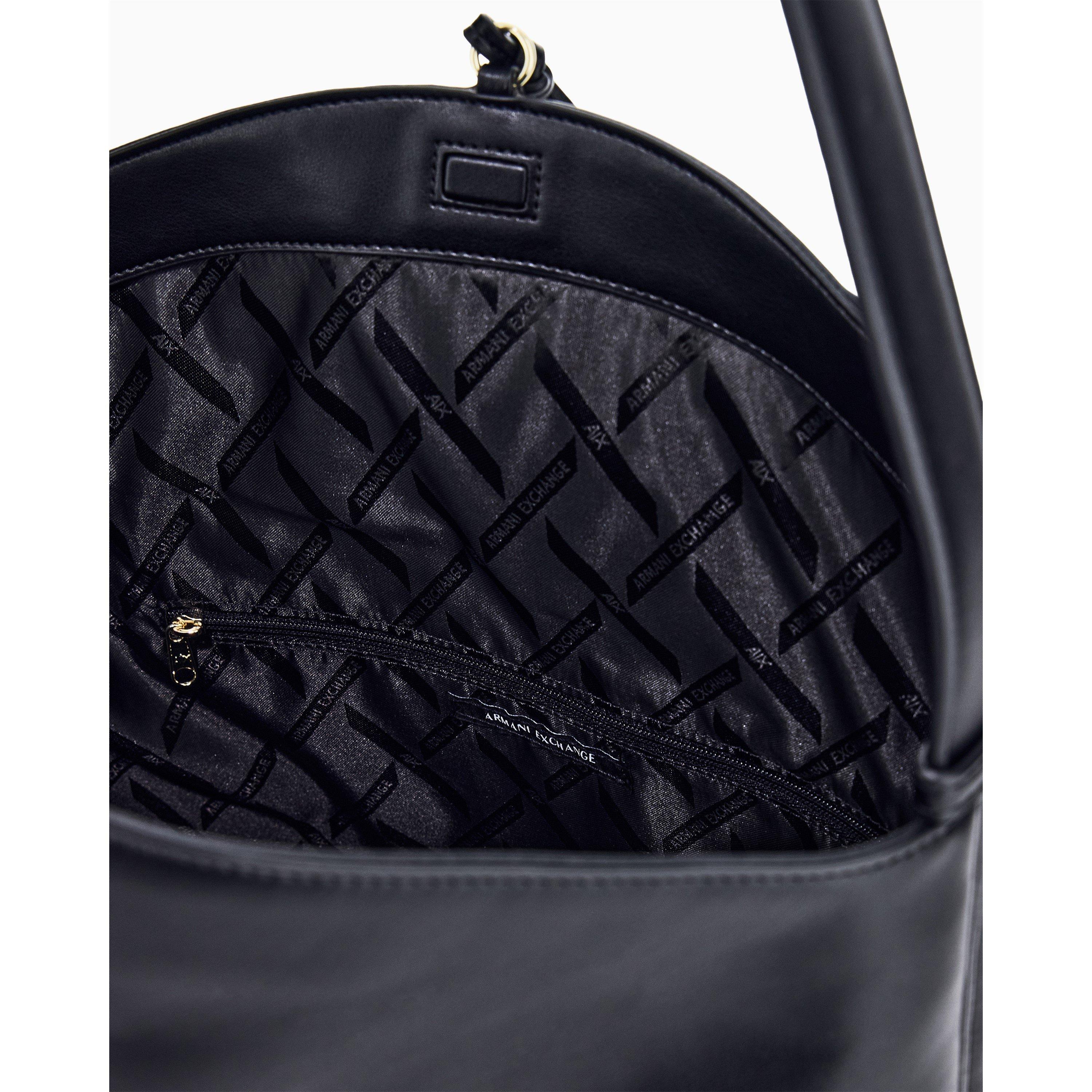 Black - Armani Exchange - Armani Exchange Shoulder Bag - 4