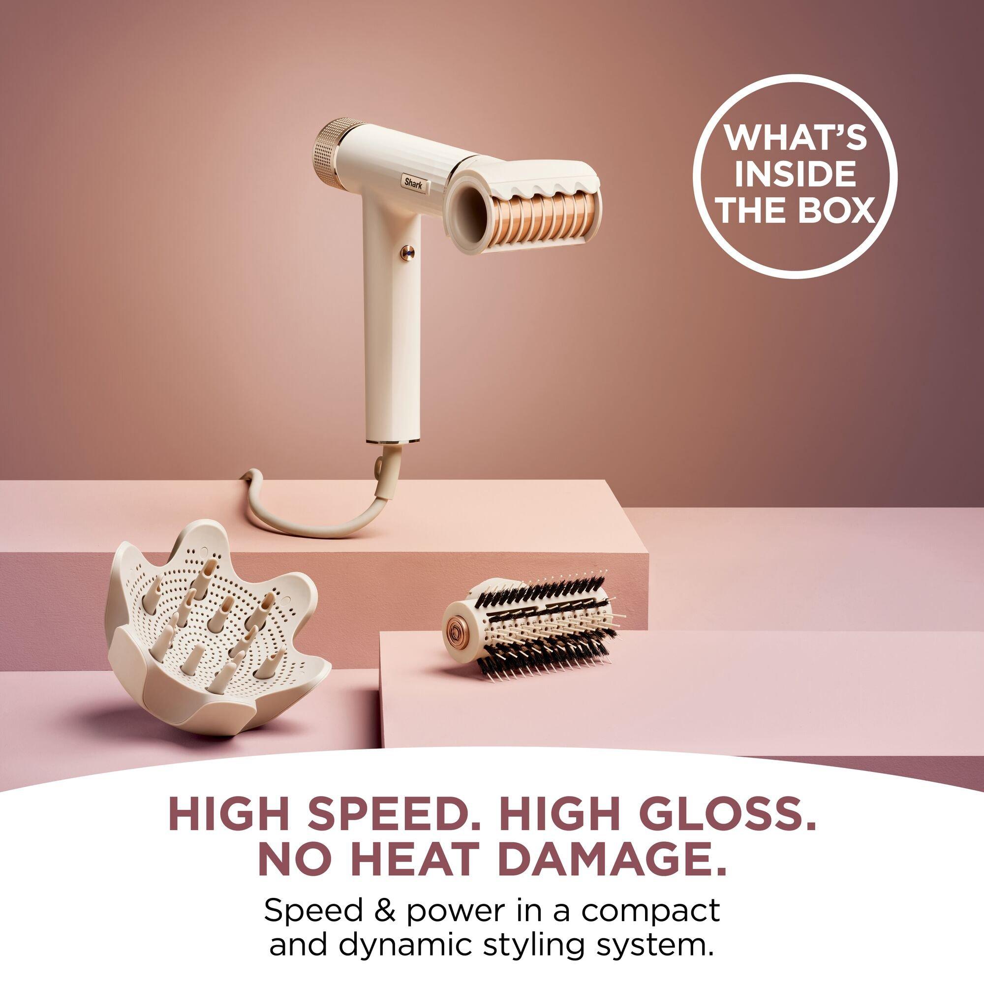 Silk - Shark - SpeedStyle 3-1 Hair Dryer for Curly/Coily Hair HD3 - 3