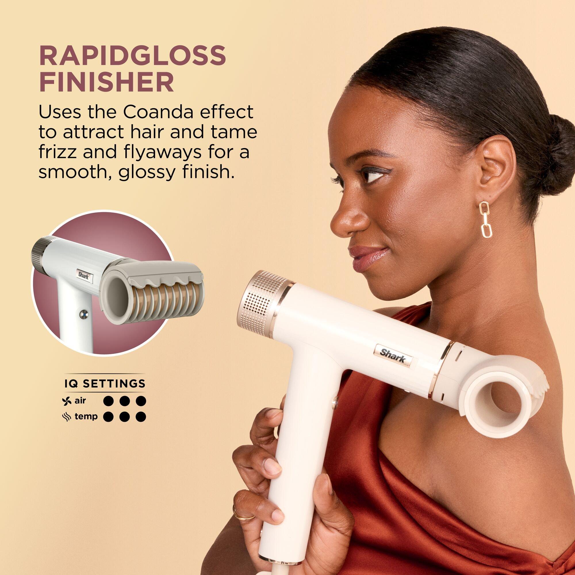 Silk - Shark - SpeedStyle 3-1 Hair Dryer for Curly/Coily Hair HD3 - 4