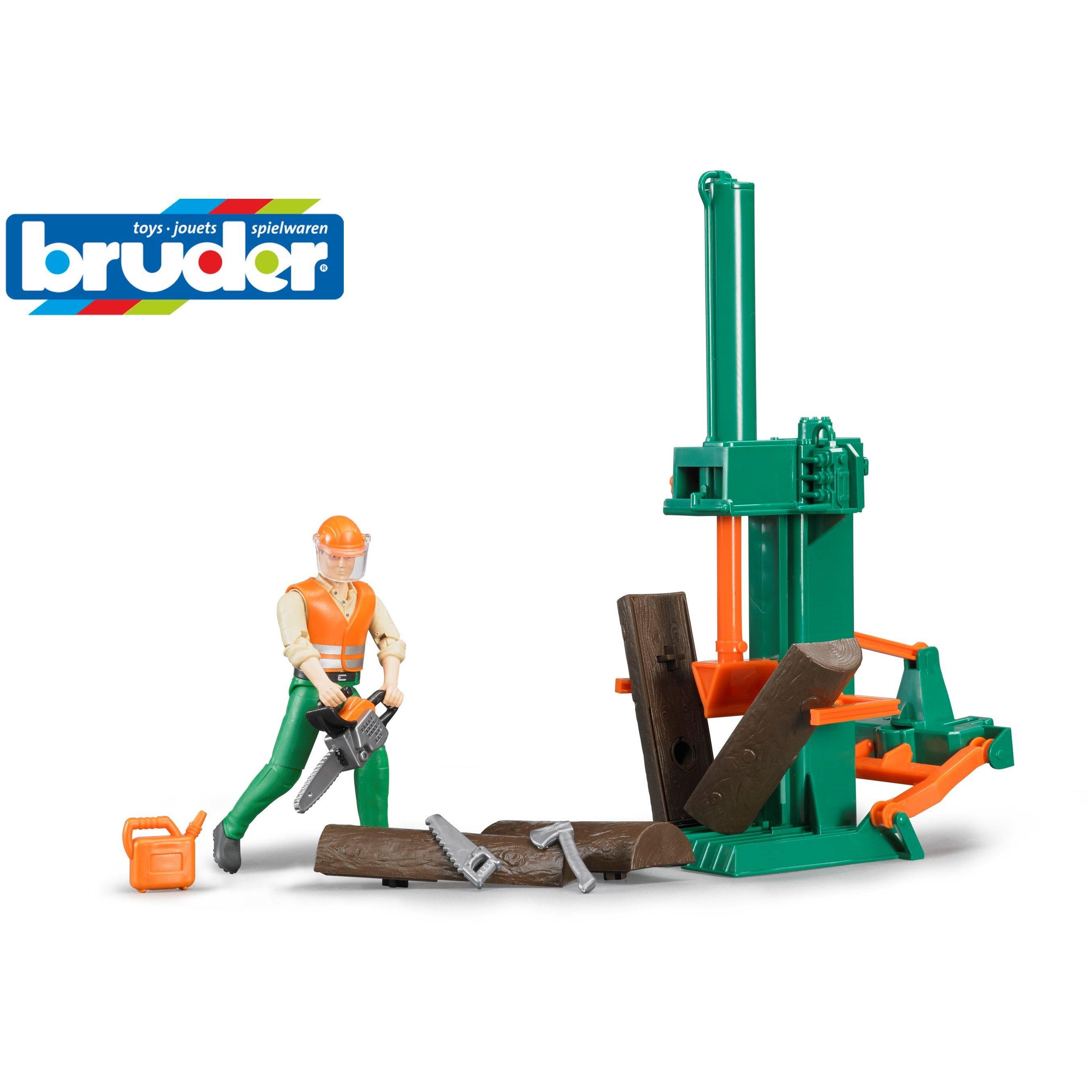 Multi - Bruder - Bruder 1:16 bworld Forestry with accessories ¿ Det - 4