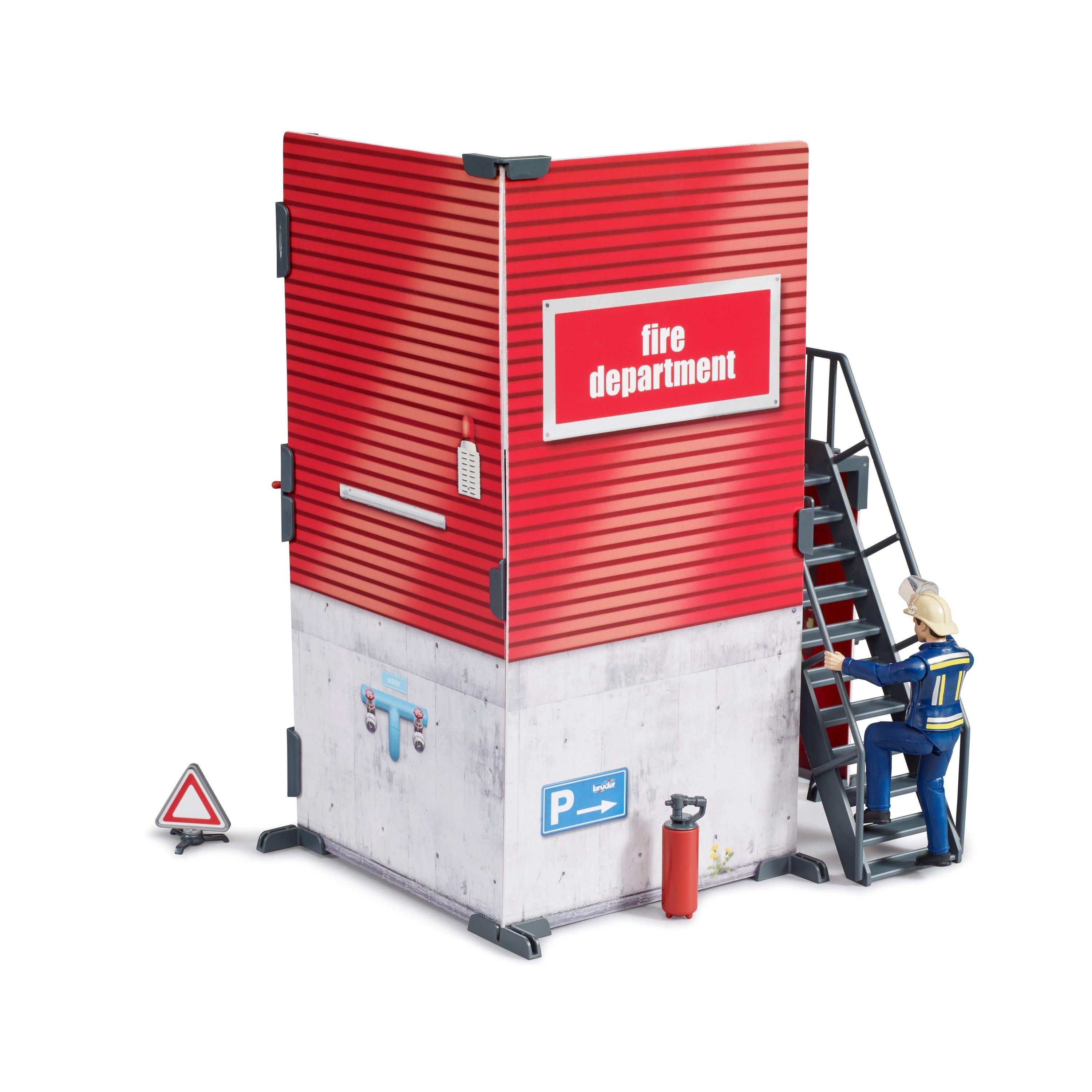 Multi - Bruder - Bruder 1:16 bworld Fire station with fireman ¿ Det - 2