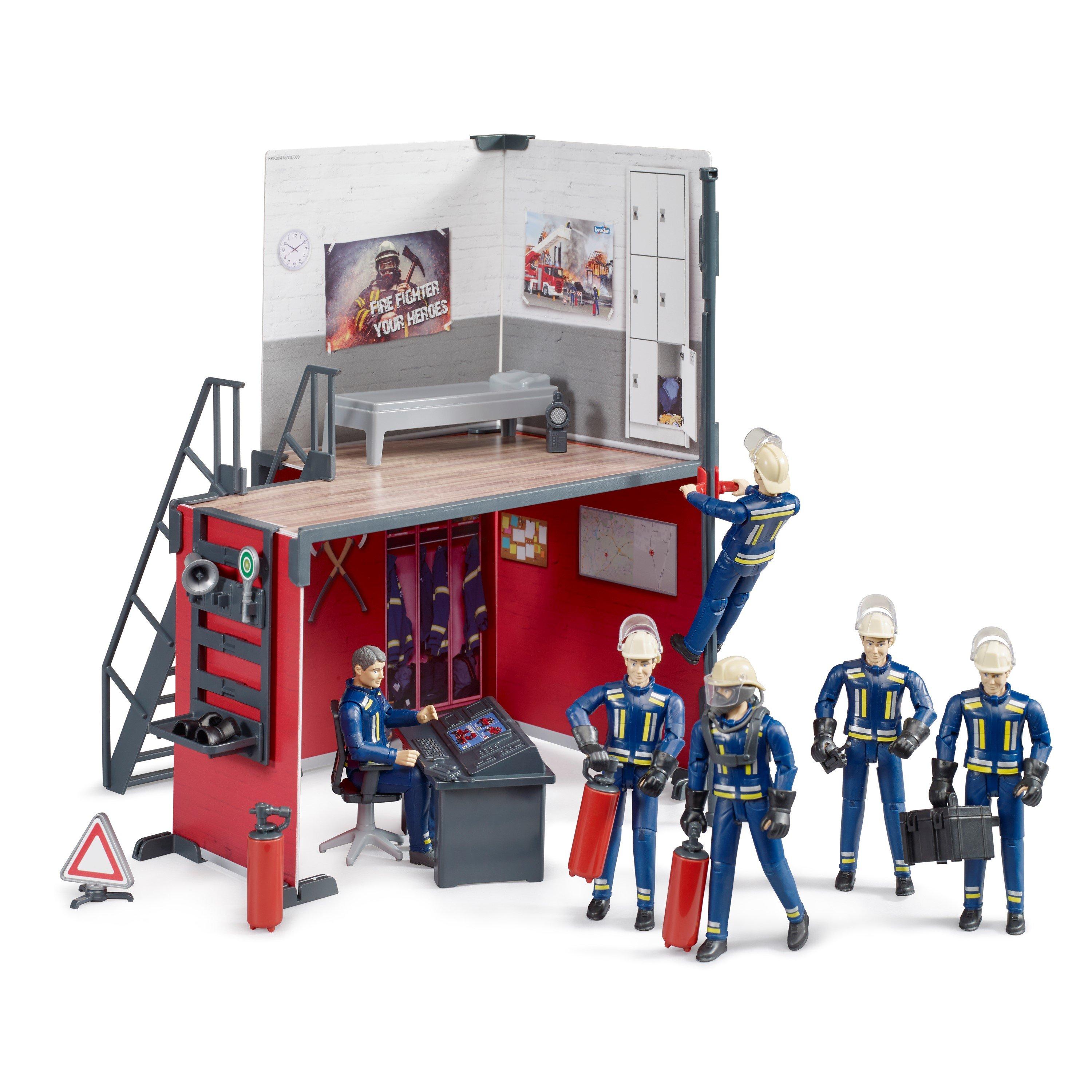 Multi - Bruder - Bruder 1:16 bworld Fire station with fireman ¿ Det - 3