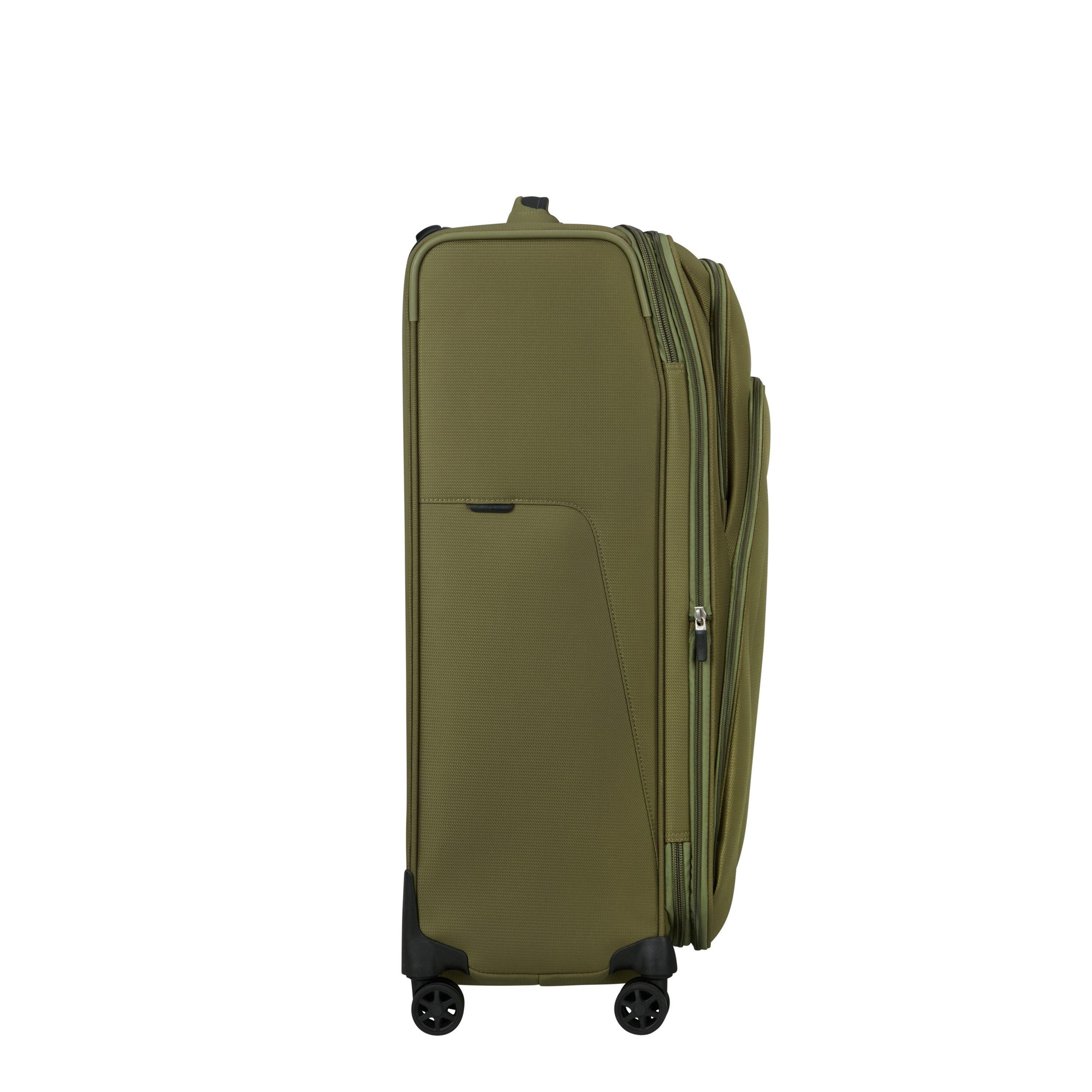 Olive - Samsonite - Spark SNG Eco Spinner 79x48x31/35cm EXP FL Large Soft Suitcase - 3
