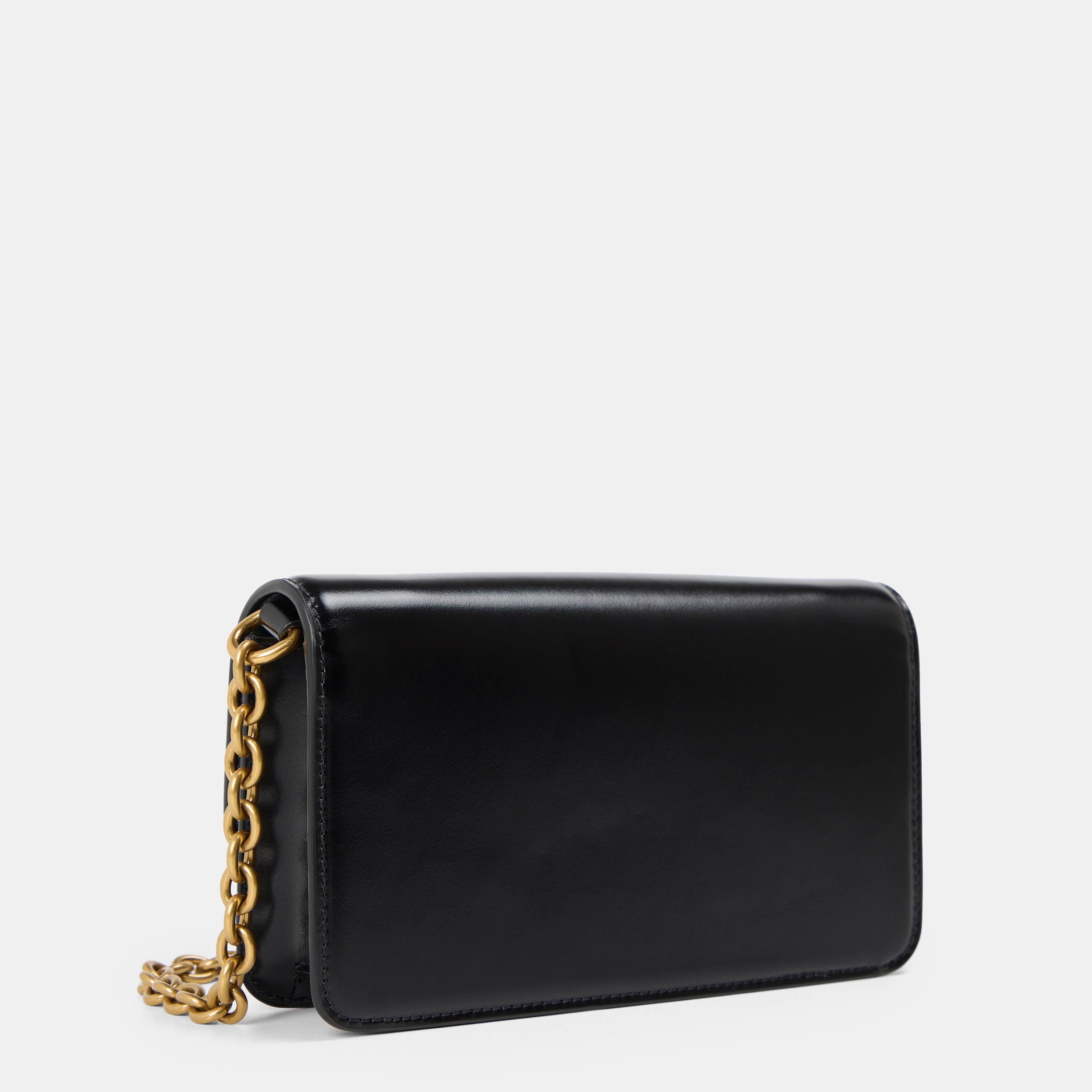 Black - Valentino Garavani - Women's VG Vain Wallet On Chain - 2