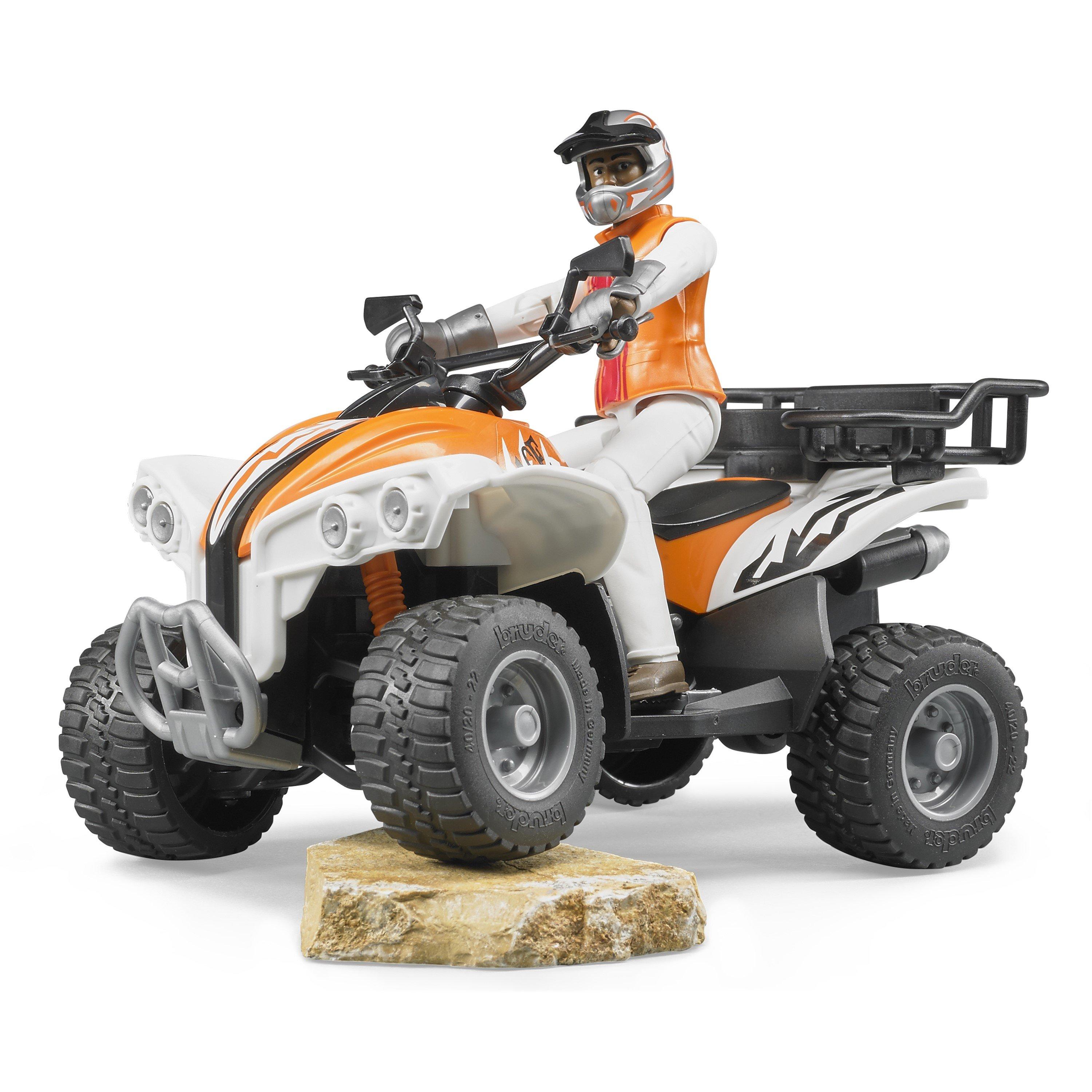 Multi - Bruder - Bruder 1:16 bworld Quad with driver ¿ Vehicle Play - 3