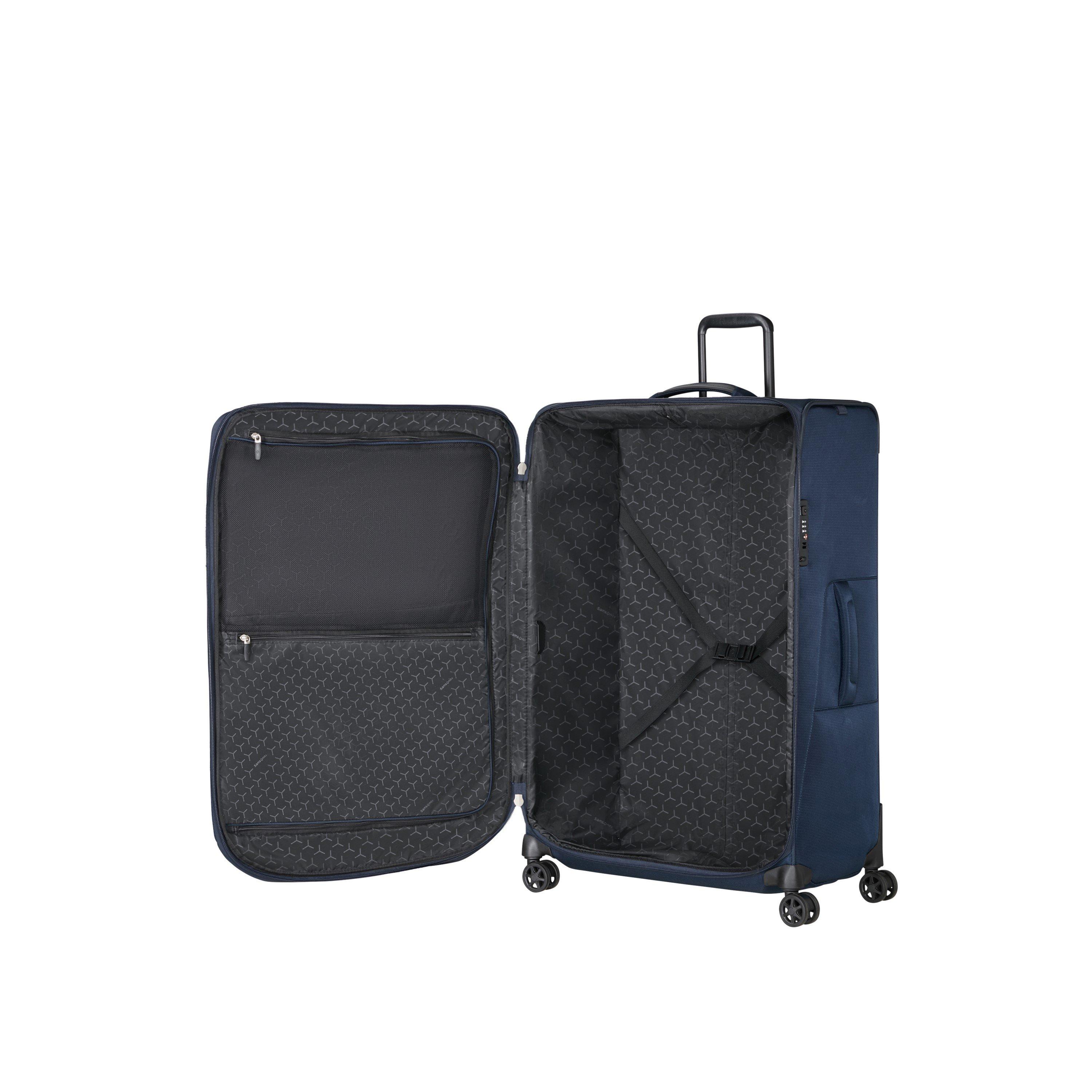 Midnight Blue - Samsonite - Spark SNG Eco Spinner 82x53x34/38cm EXP FL Extra Large Soft Suitcase - 2