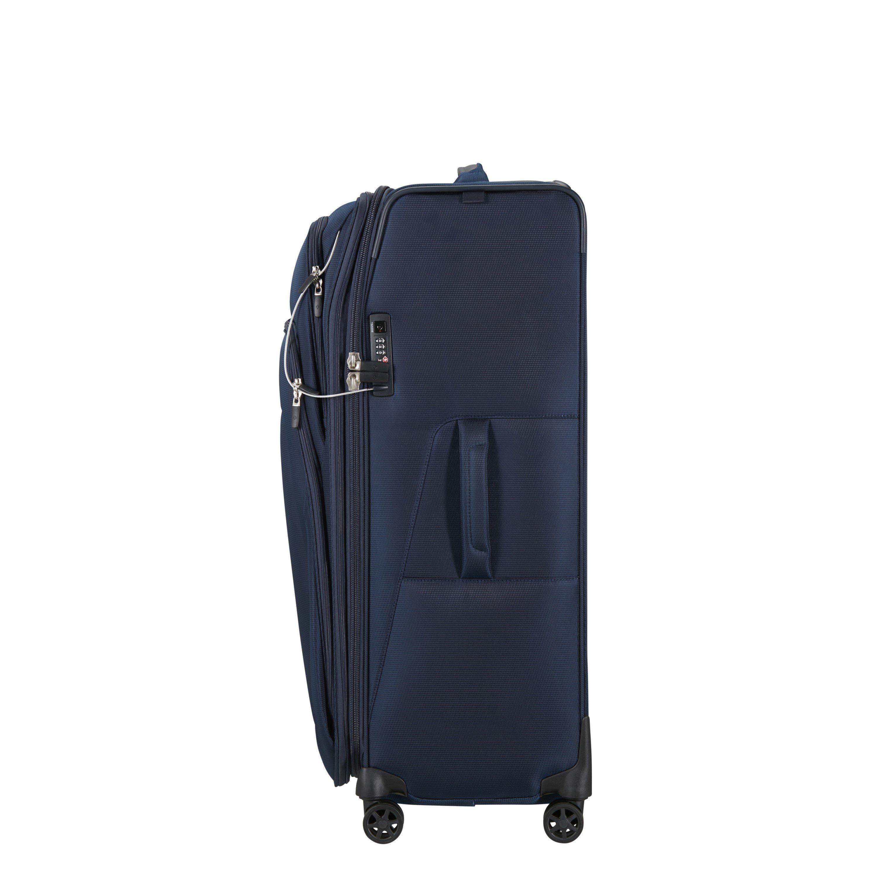 Midnight Blue - Samsonite - Spark SNG Eco Spinner 82x53x34/38cm EXP FL Extra Large Soft Suitcase - 4