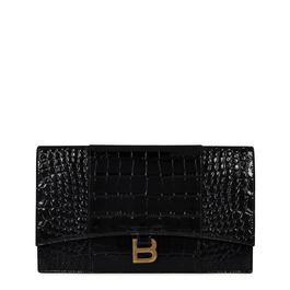 Balenciaga Hourglass Flat Croc Pouch