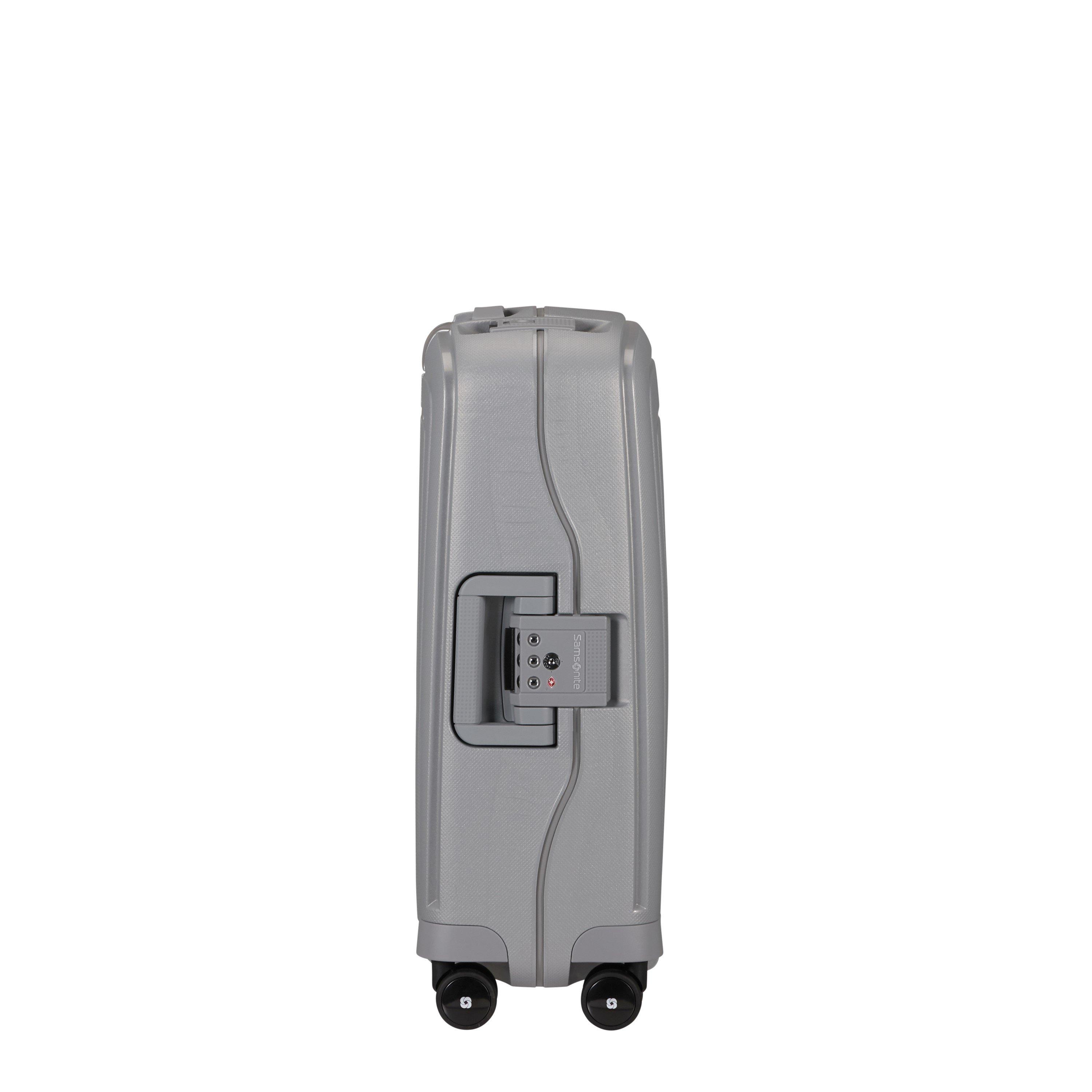 Silver - Samsonite - SCure Spinner 55x40x20cm Cabin Hard Suitcase - 3
