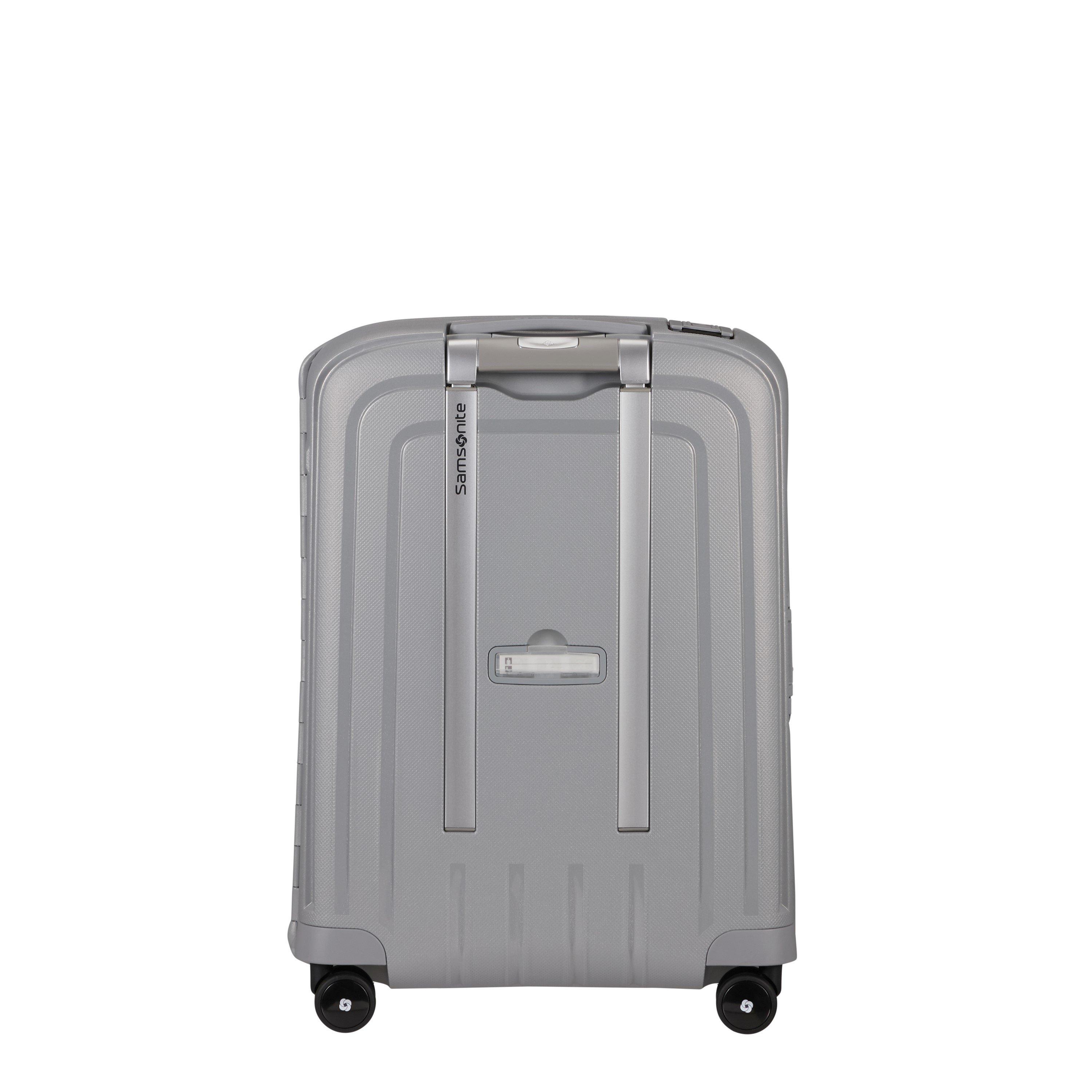 Silver - Samsonite - SCure Spinner 55x40x20cm Cabin Hard Suitcase - 7