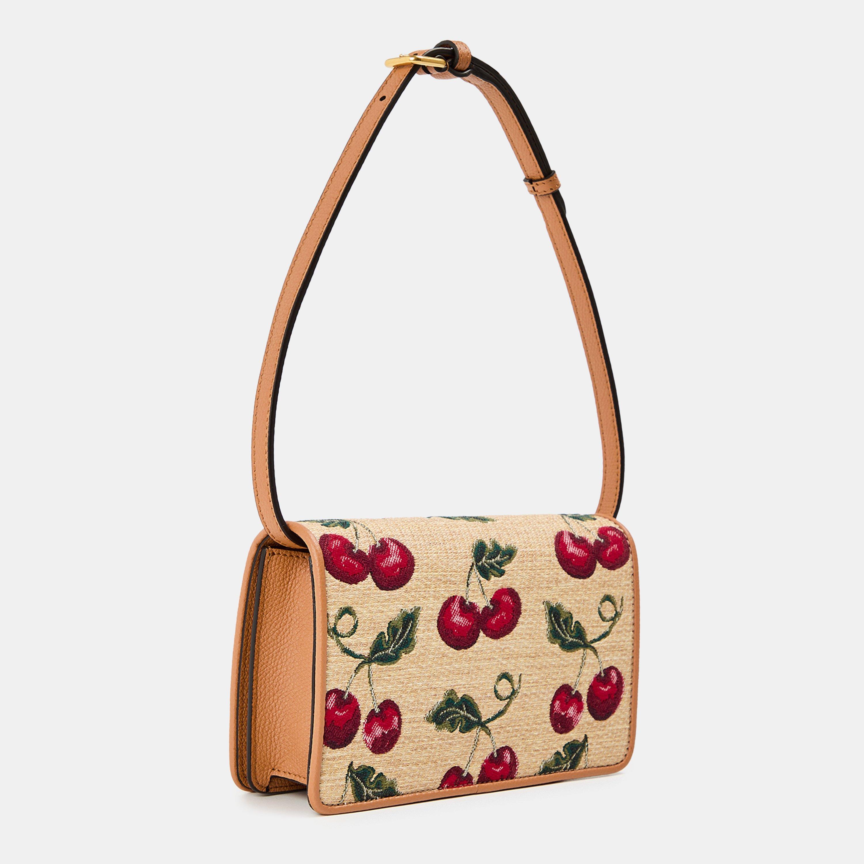 Natural/Cherry - Valentino Garavani - Cherry Mini Bag - 2