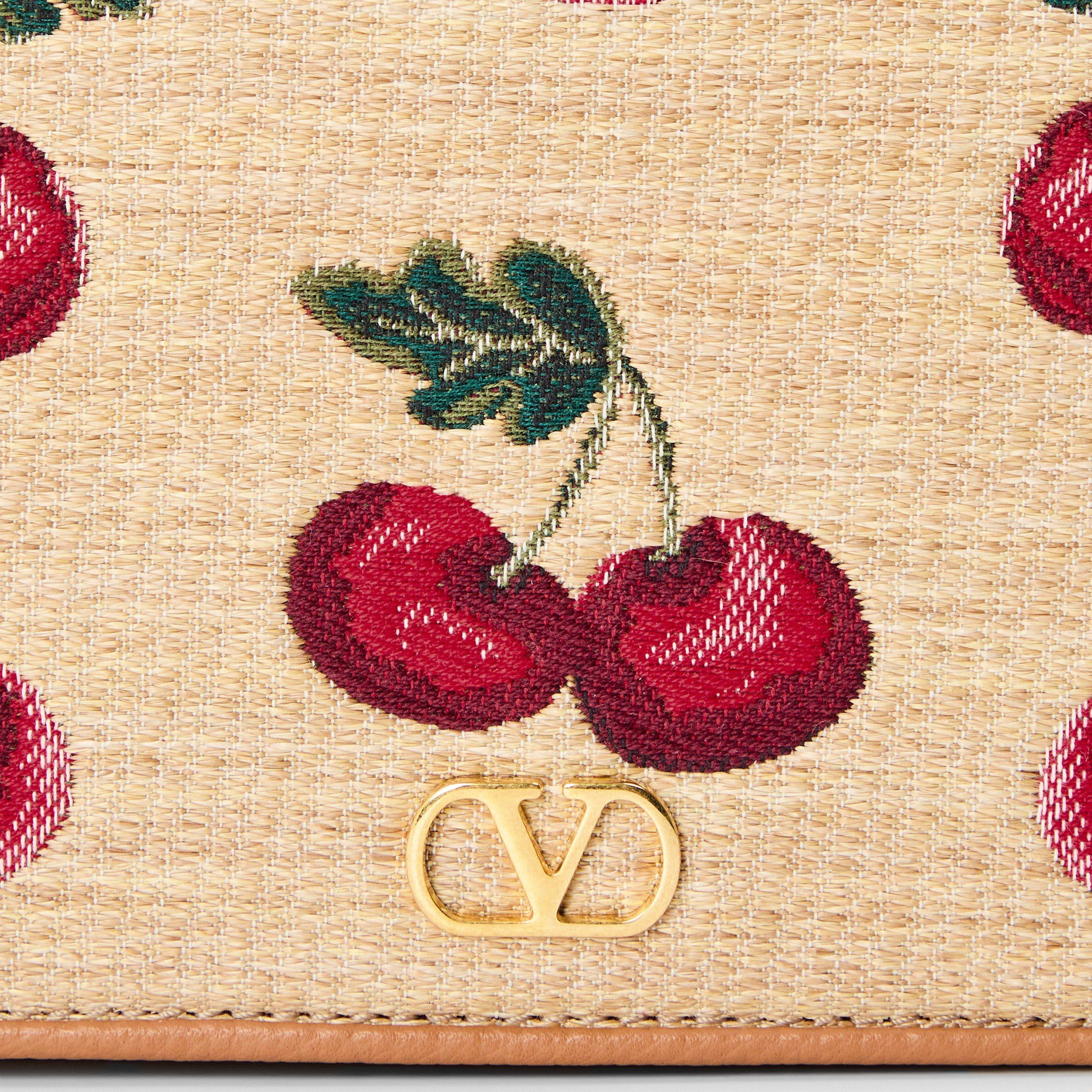 Natural/Cherry - Valentino Garavani - Cherry Mini Bag - 4