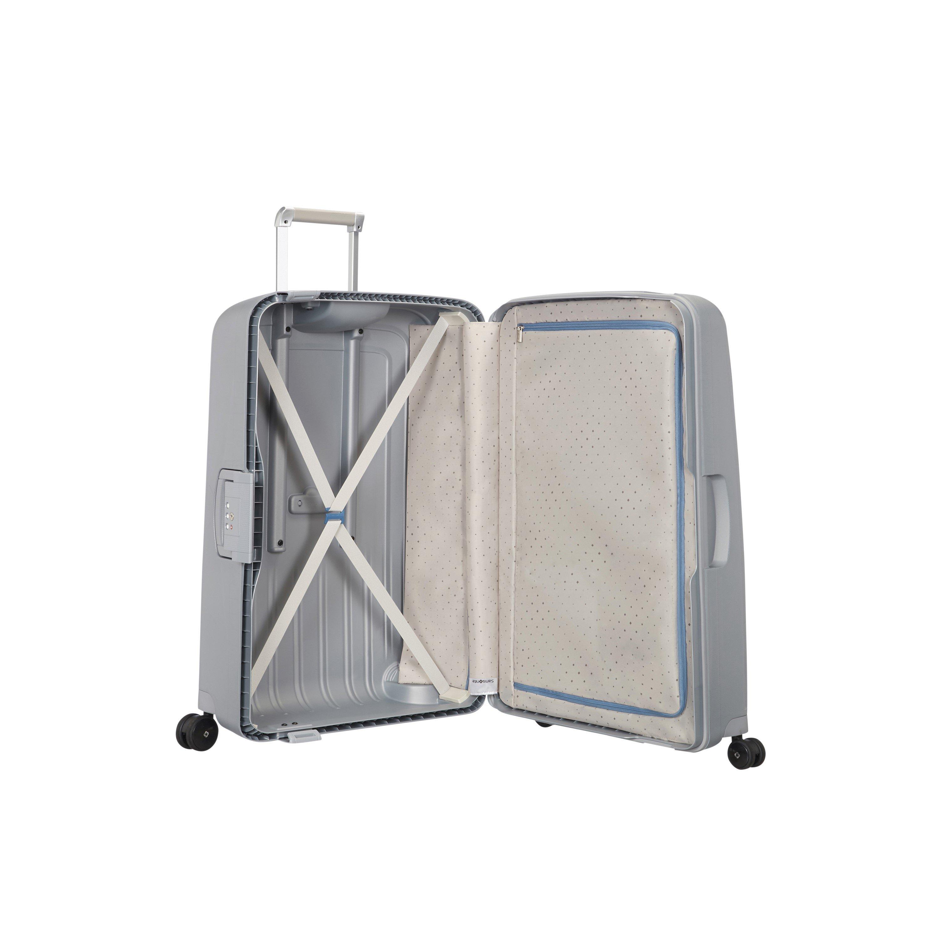 Silver - Samsonite - SCure Spinner 69x49x29cm Medium Hard Suitcase - 2