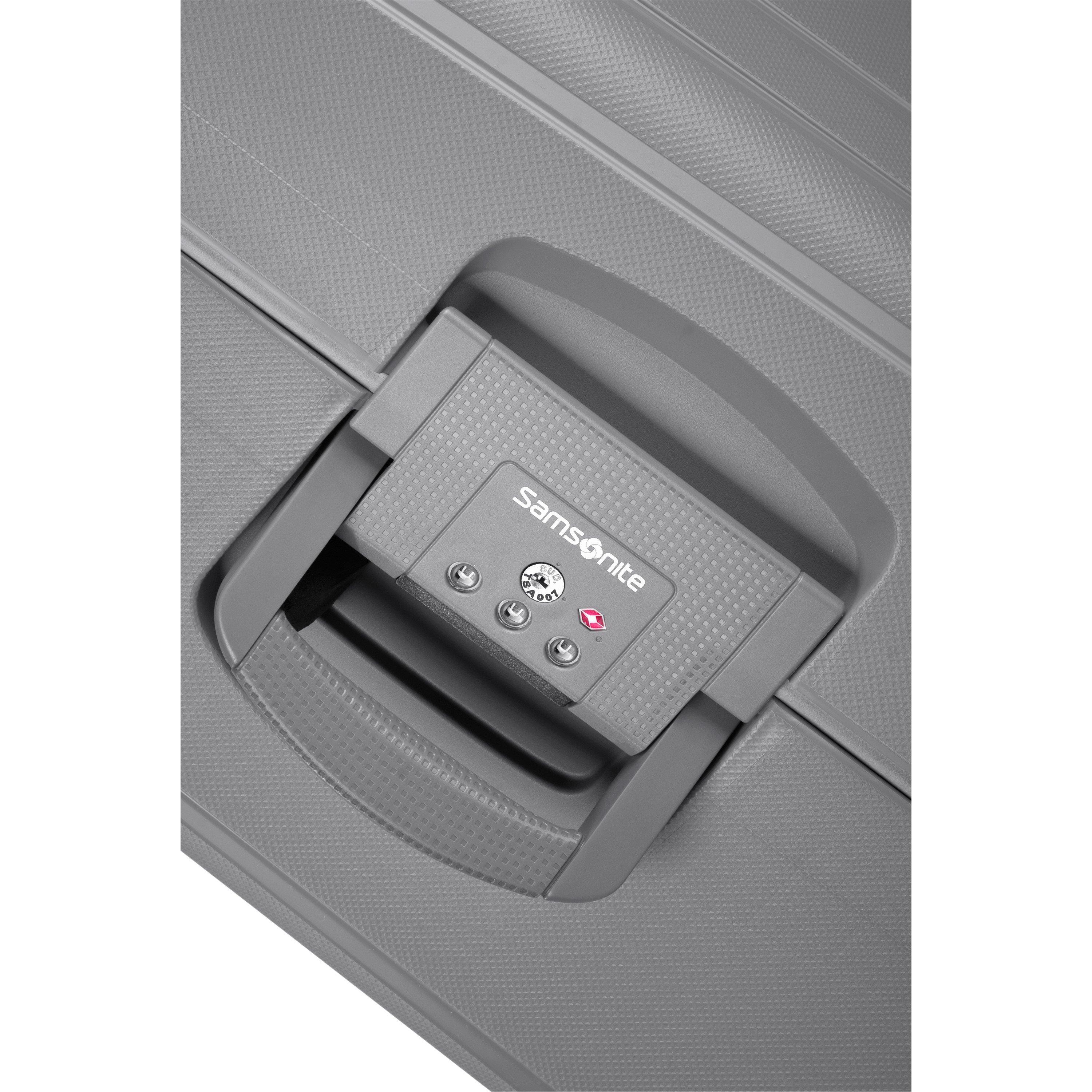 Silver - Samsonite - SCure Spinner 81x55x35cm Extra Large Hard Suitcase - 4