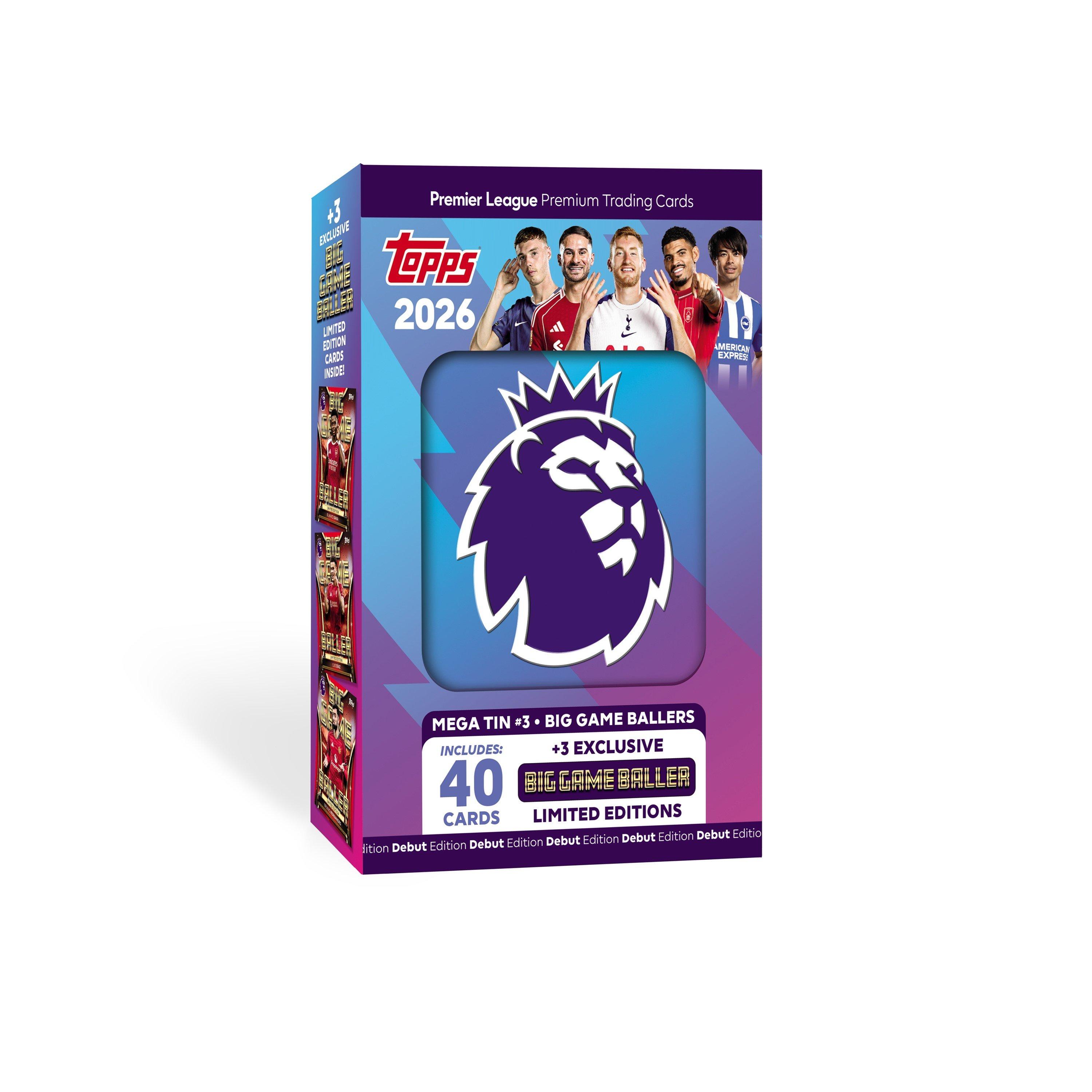 Mega Tin - Topps - Premier League 2025 - Debut Edition - Mega Tin -Assortment - 3