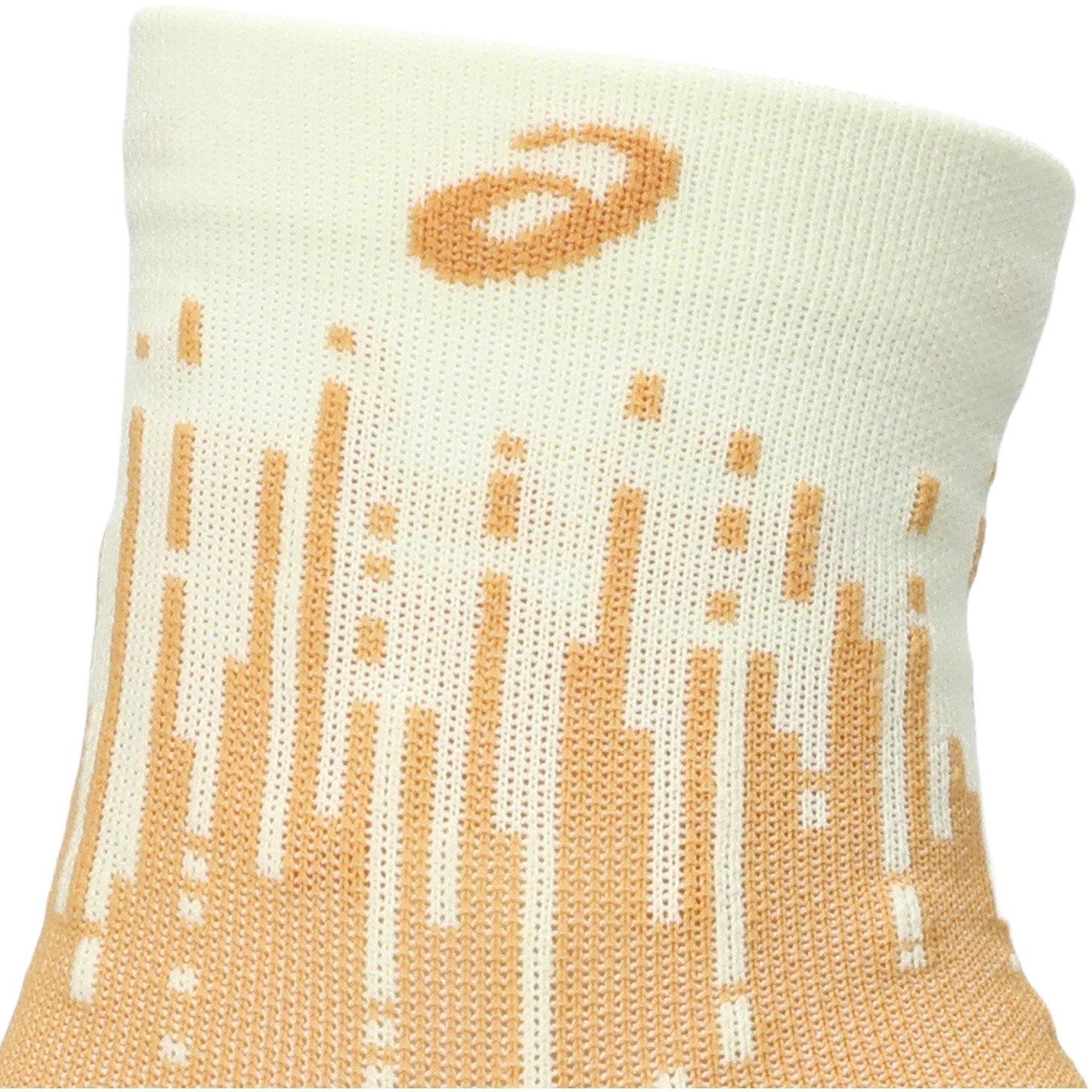 Oys Wht/Sands - Asics - Performance Running Quarter Socks - 4