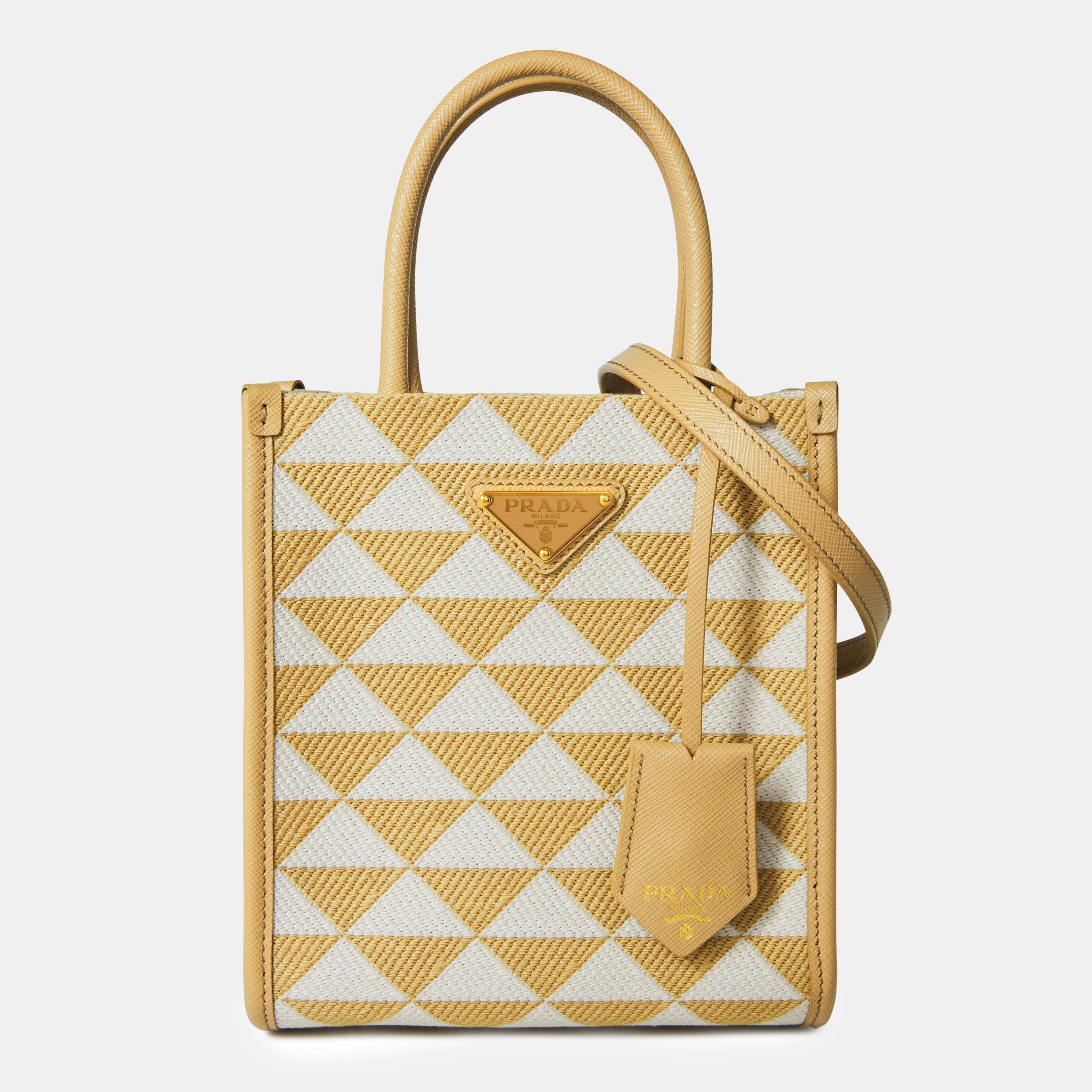 Crda/Tlco F0J0A - Prada - Symbole Jacquard Micro Bag - 1