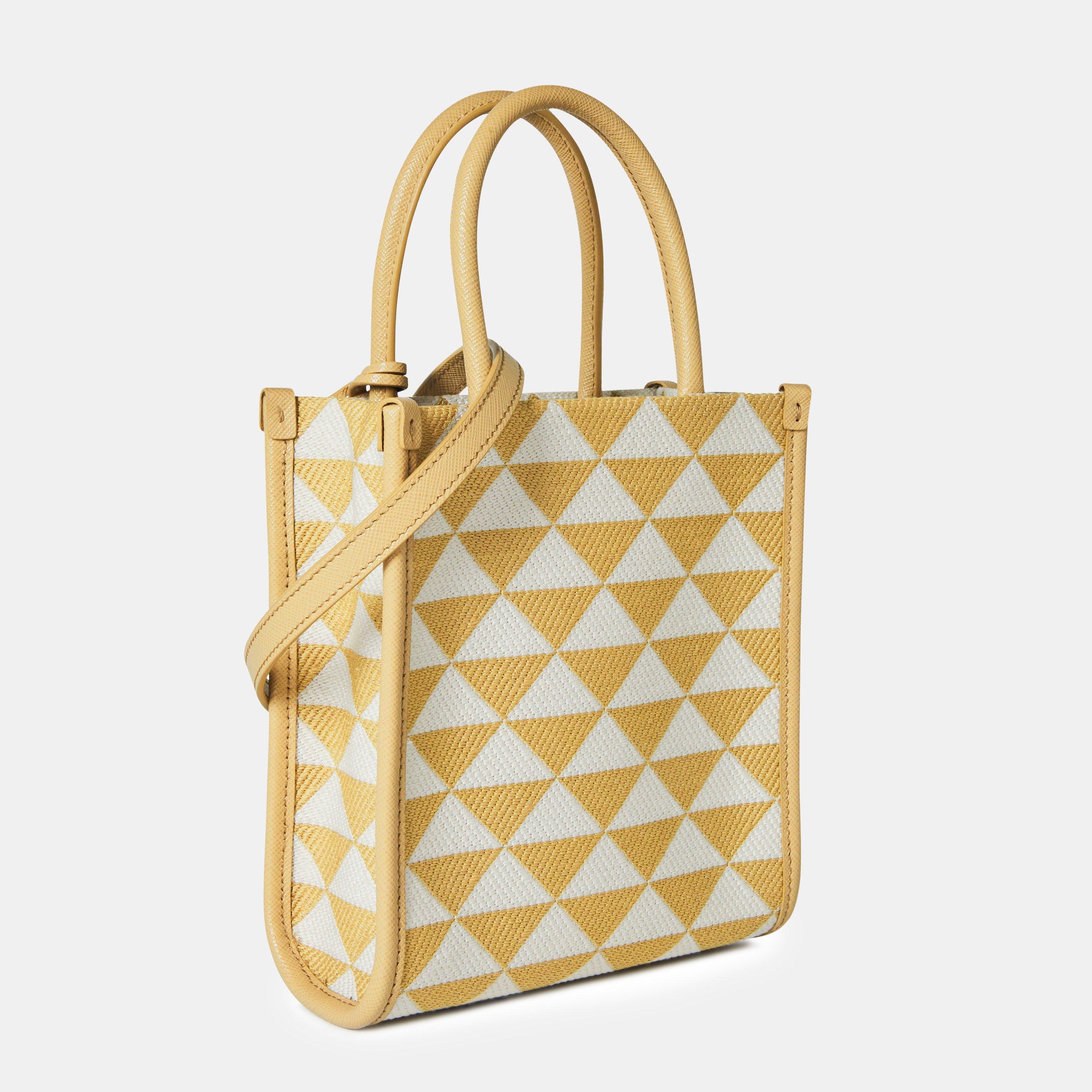 Crda/Tlco F0J0A - Prada - Symbole Jacquard Micro Bag - 2