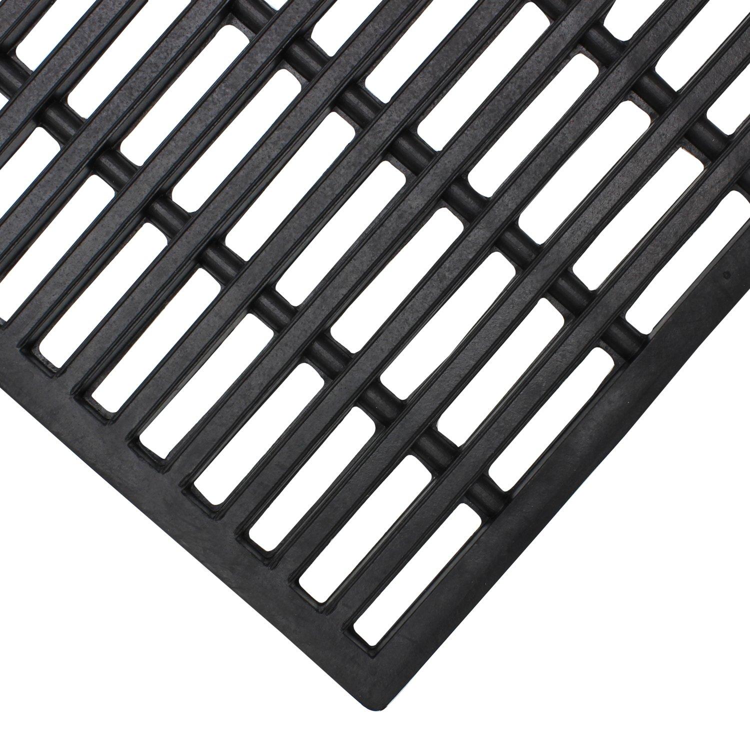 Black - JVL - Robusta Rubber Doormat - 2