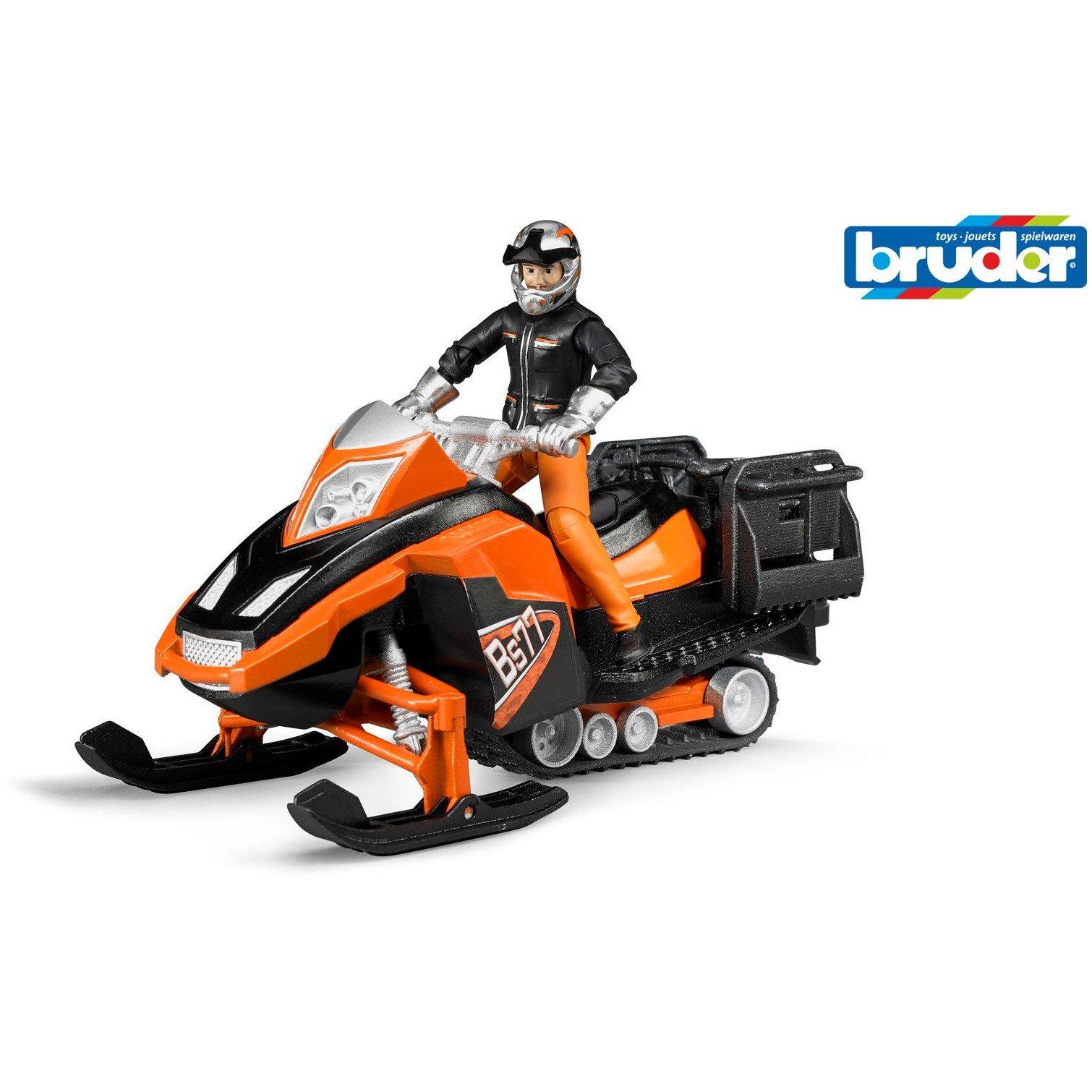 Multi - Bruder - Bruder 1:16 Snowmobil with driver and accessories - 1