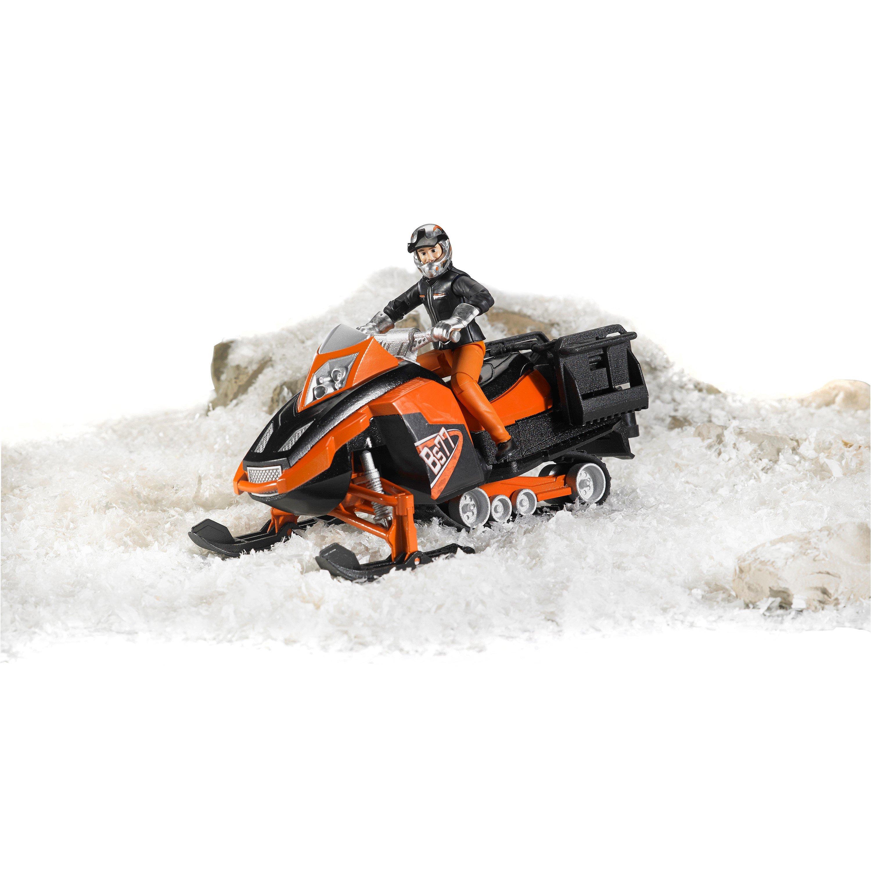 Multi - Bruder - Bruder 1:16 Snowmobil with driver and accessories - 2