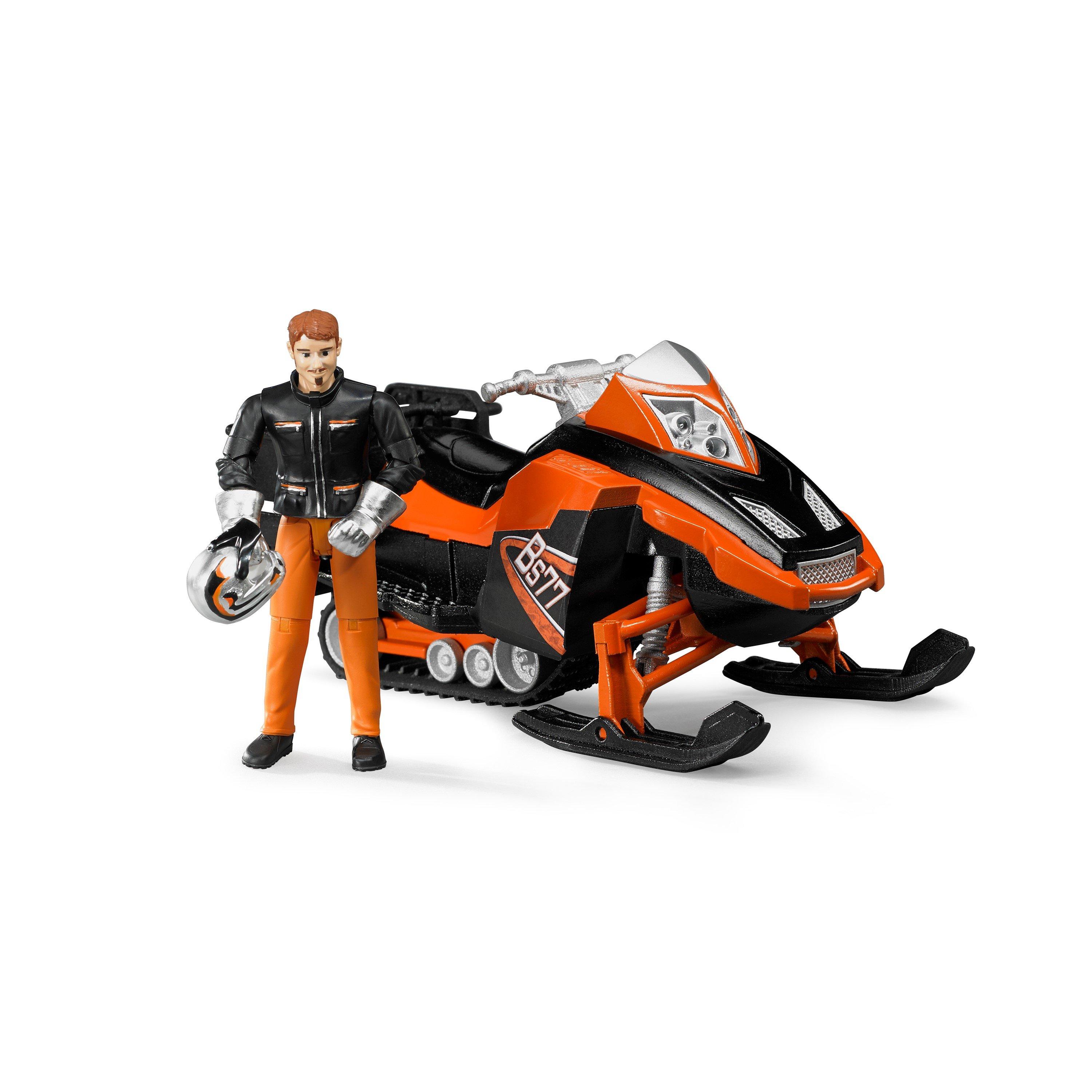 Multi - Bruder - Bruder 1:16 Snowmobil with driver and accessories - 3