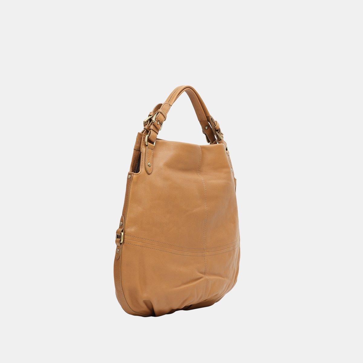 Camel - Linea - Slouch Cross Body Bag - 2