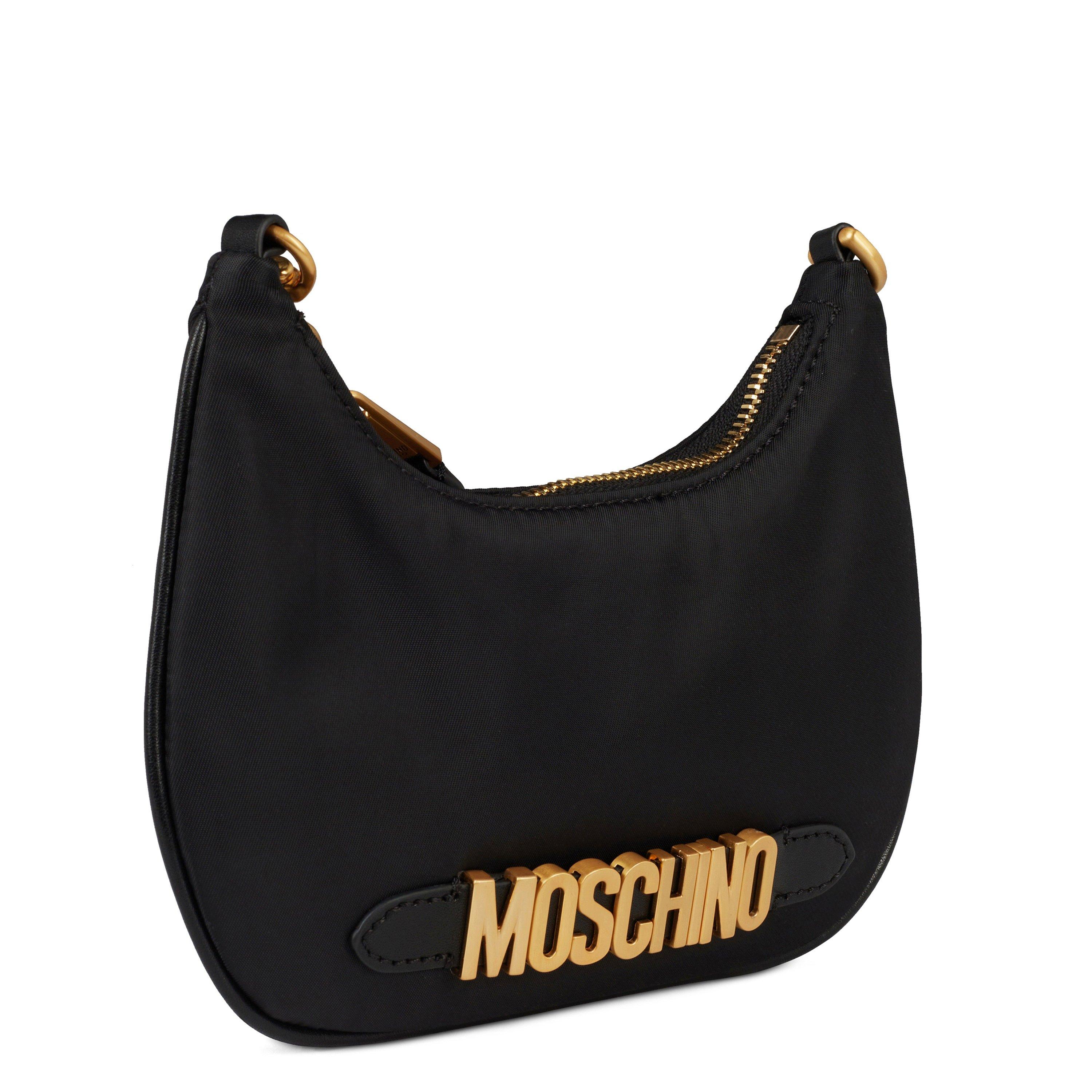 Black B1555 - Moschino - Mini Nylon Shoulder Bag - 6